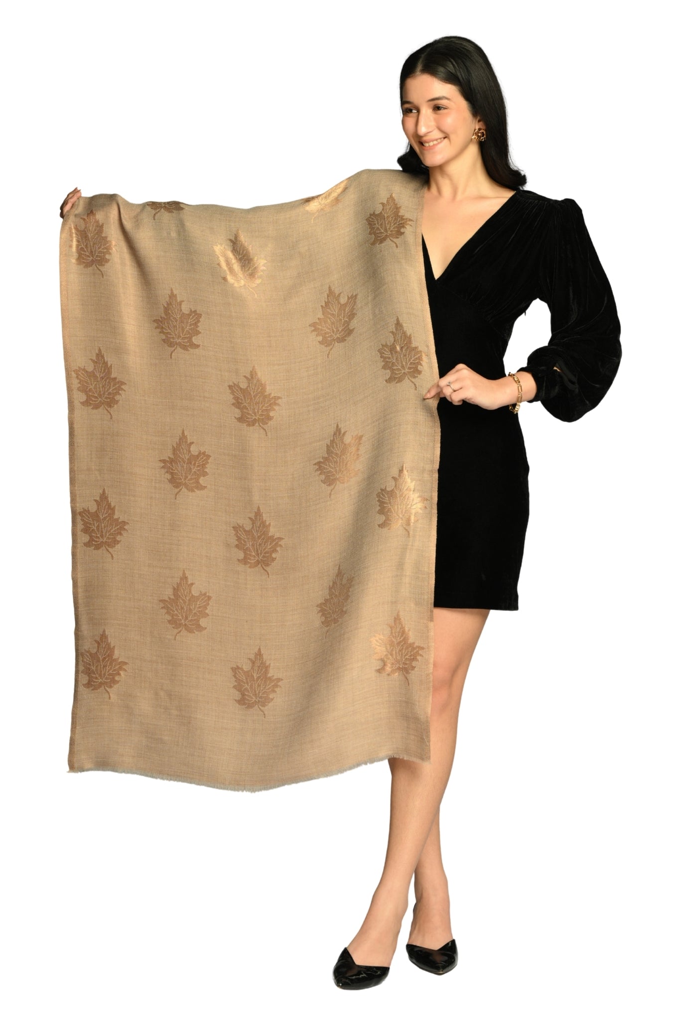 Taroob Gulnaar Chinar Stole