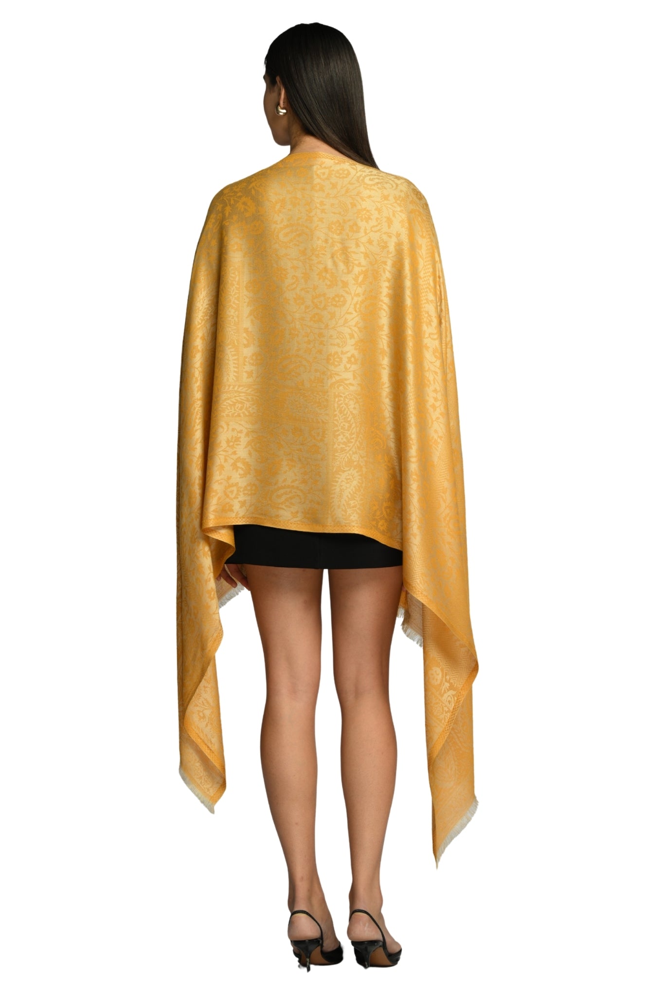 Taroob Fine Weave Silk Jamawar Stole