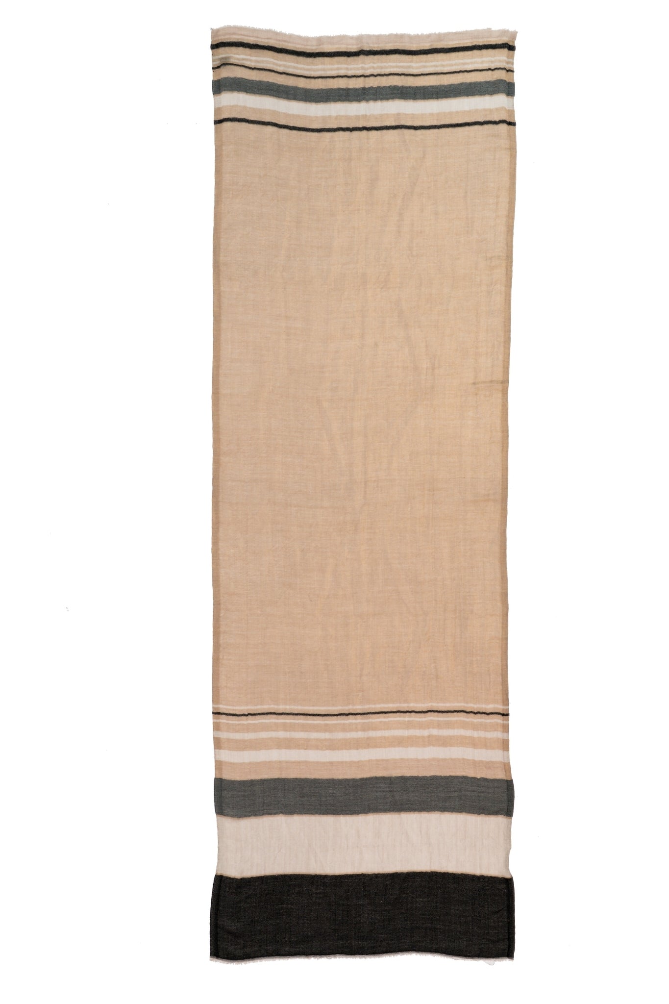 Men's Border Striper Reversible Zari Stole – Zari Stoles – View 8 | Taroob