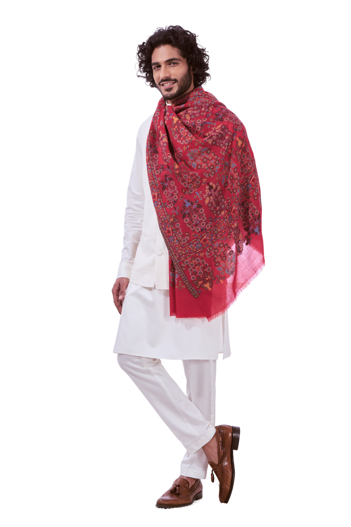 Taroob Gift Set of Fine Wool Kaani Stole for Him or Her ( Unisex Stole )