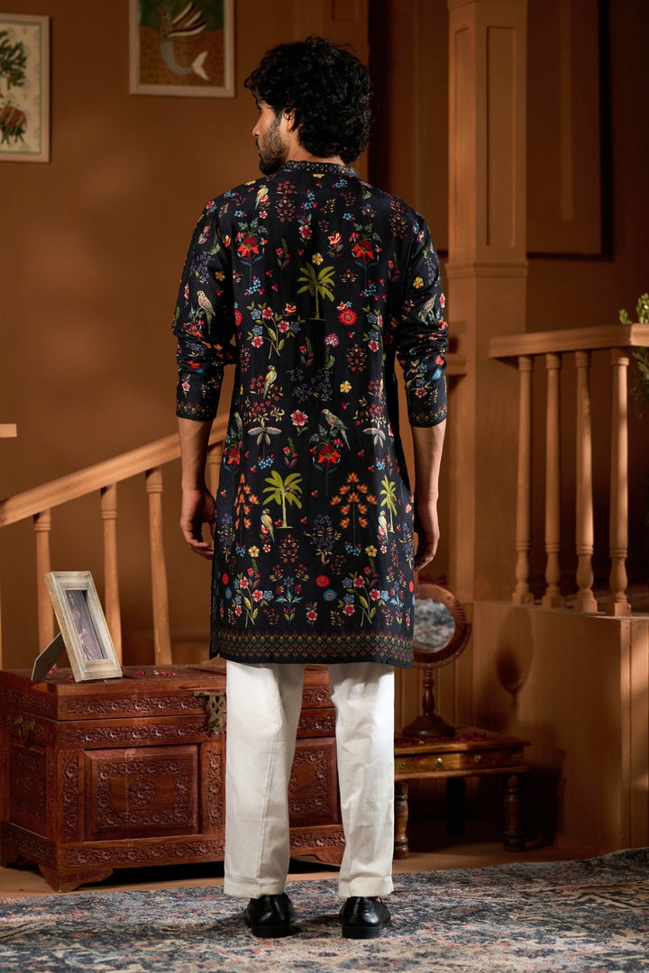 Taroob Gulsitar Embroidered Kurta Pajama Set