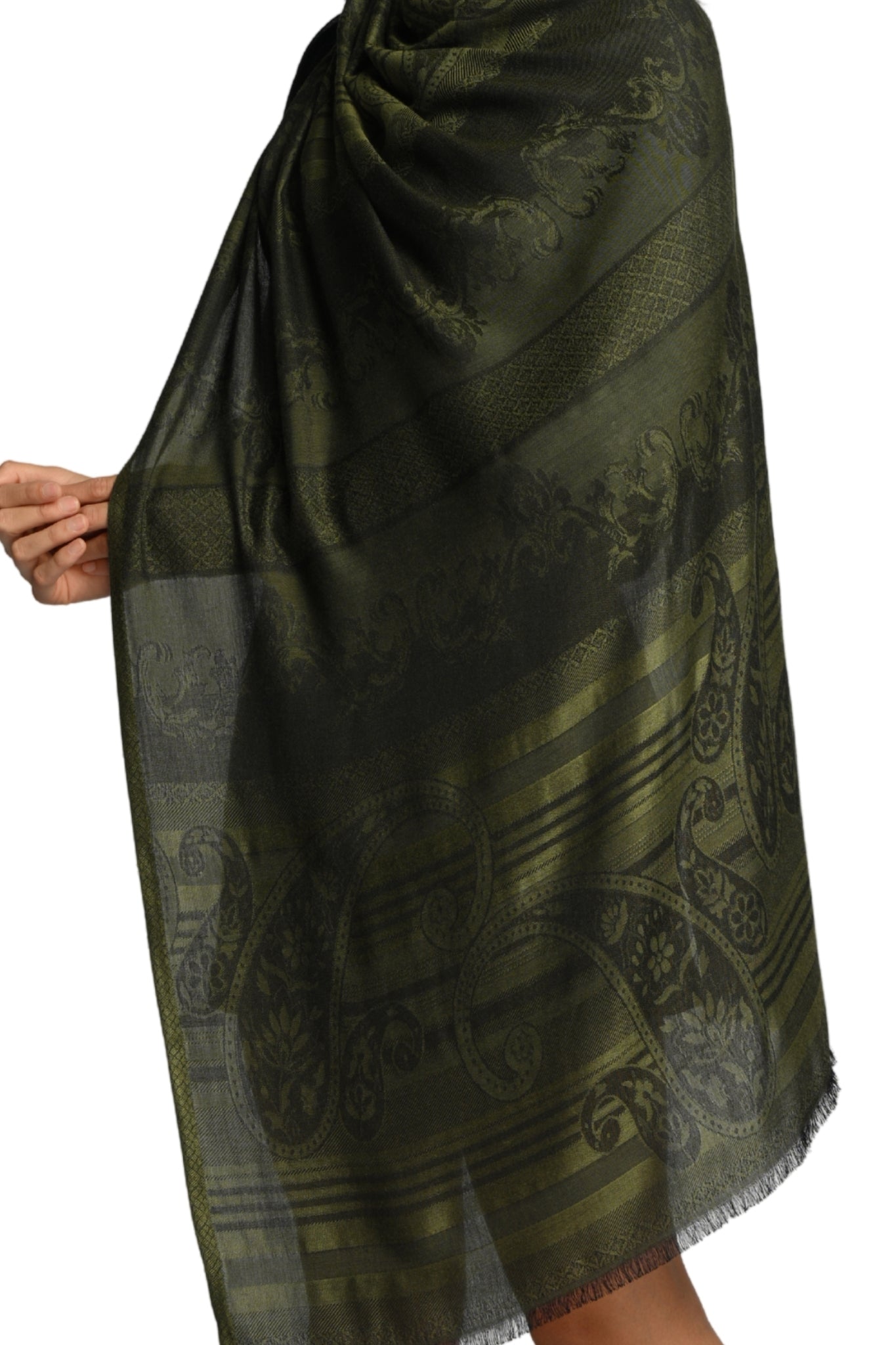 Taroob Signature Jamawar Silk Stole