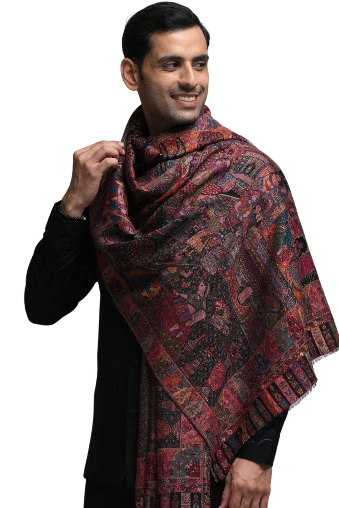 Taroob Super Premium Mughal Kaani Stole