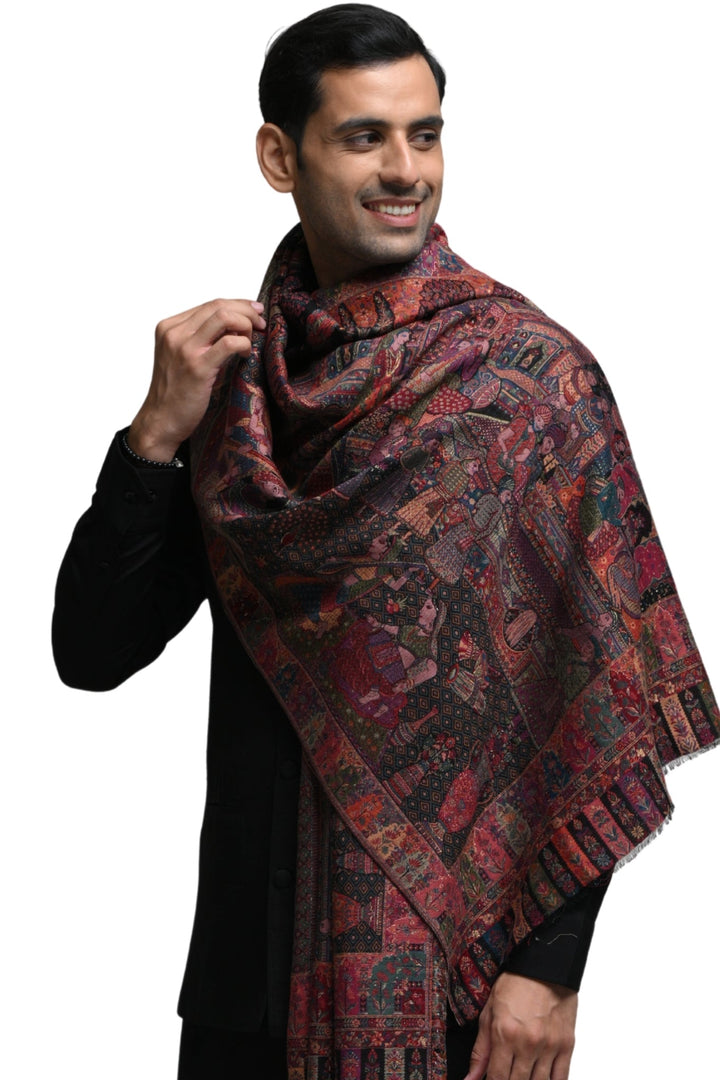 Taroob Super Premium Mughal Kaani Stole