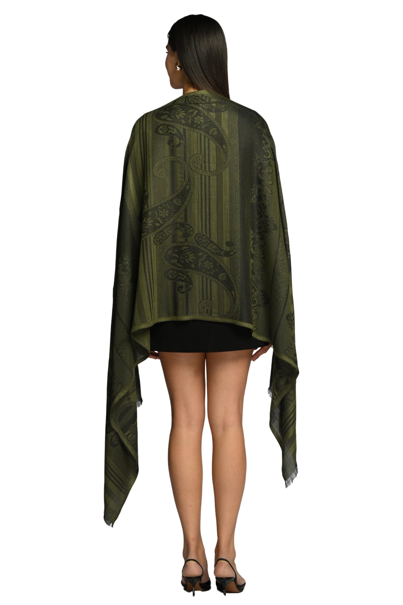 Taroob Signature Jamawar Silk Stole