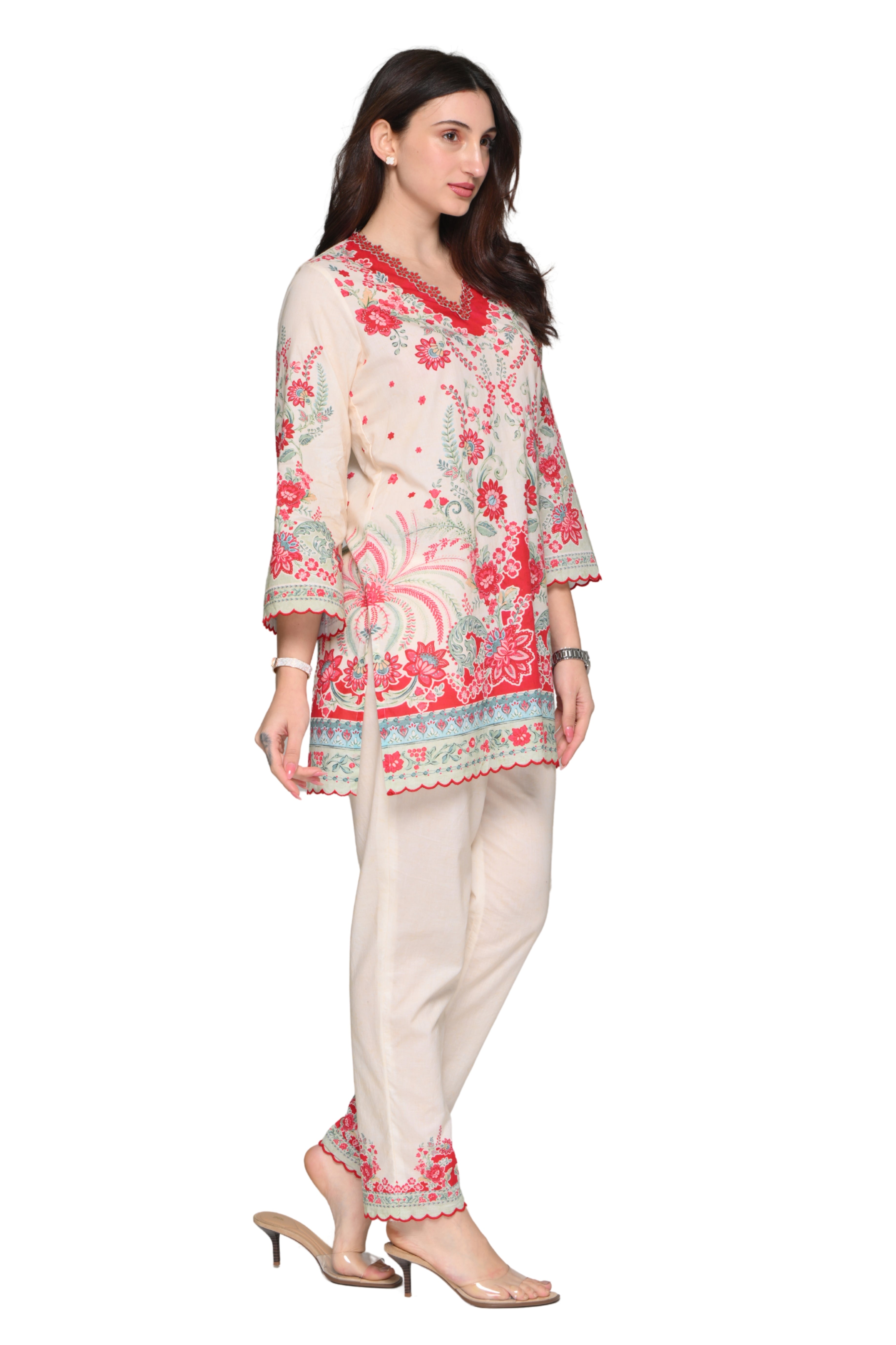 Taroob Fleur d’Âme Cotton Kurta Set