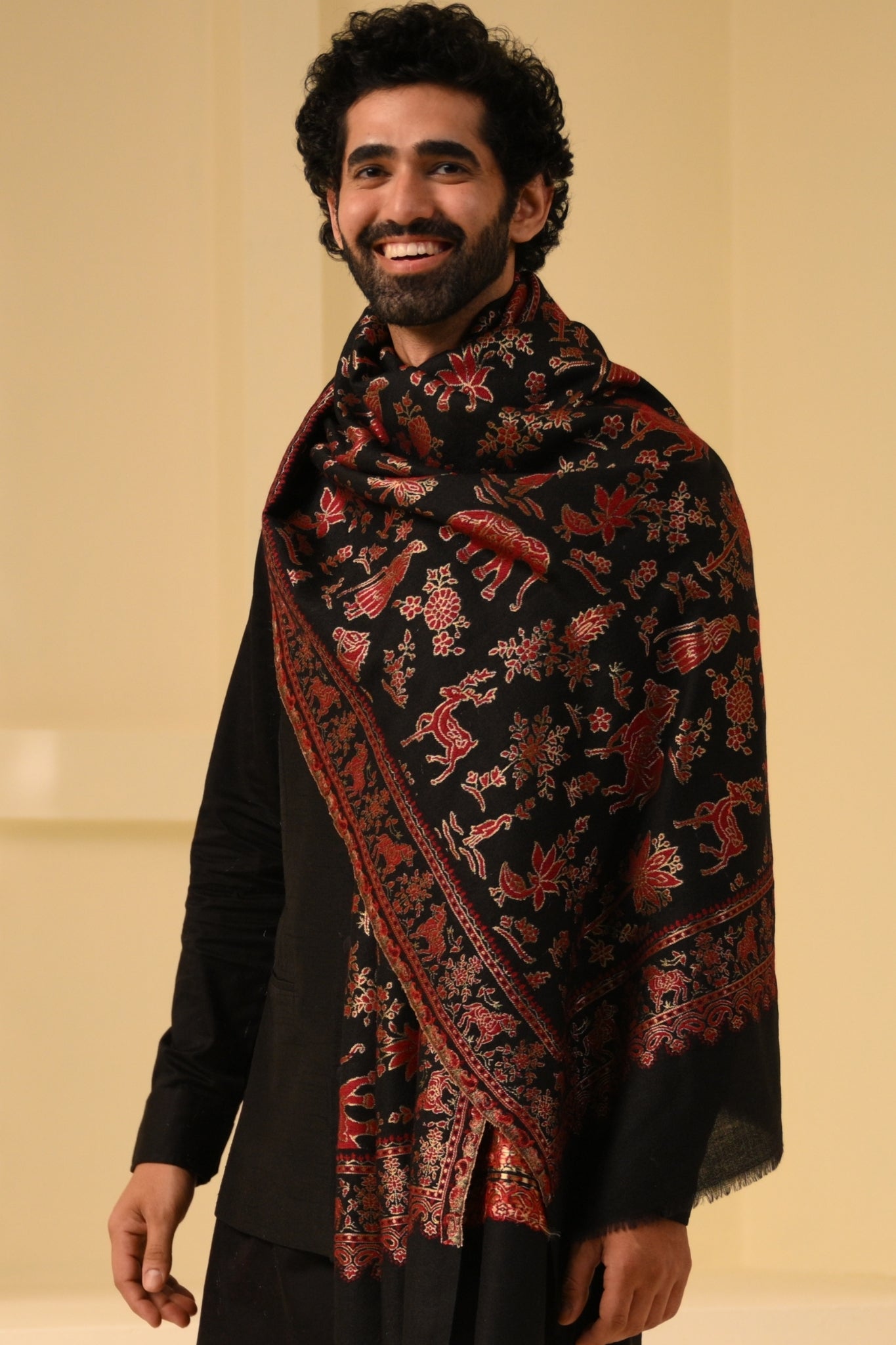 Taroob Mughal Heritage Kaani Stole