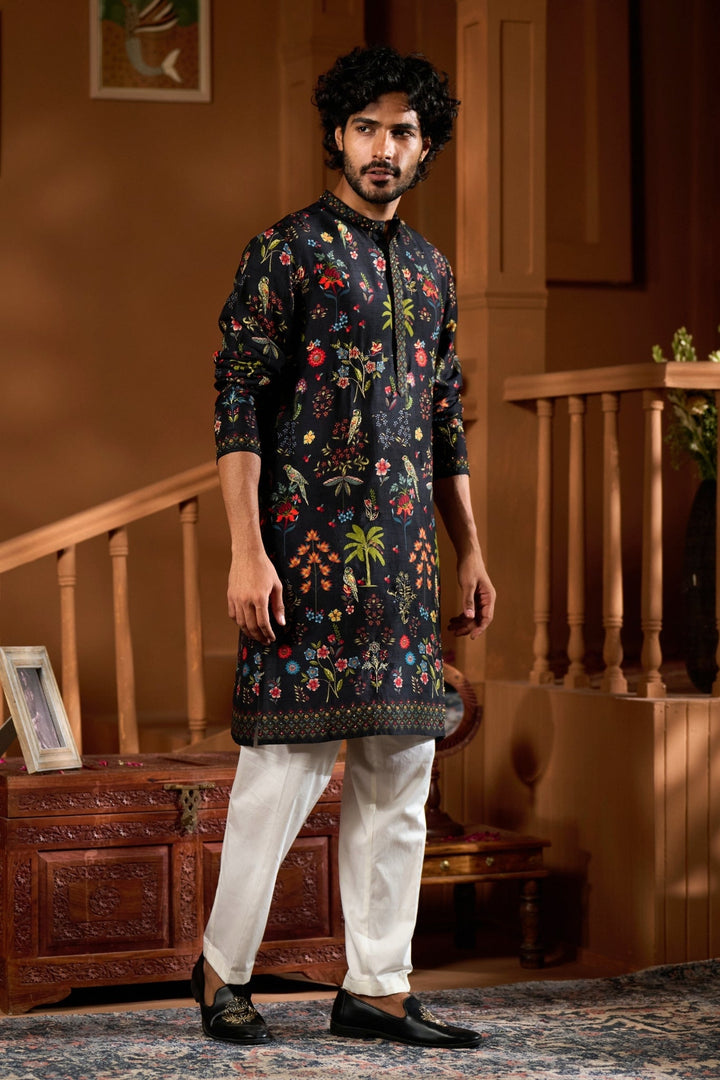 Taroob Gulsitar Embroidered Kurta Pajama Set