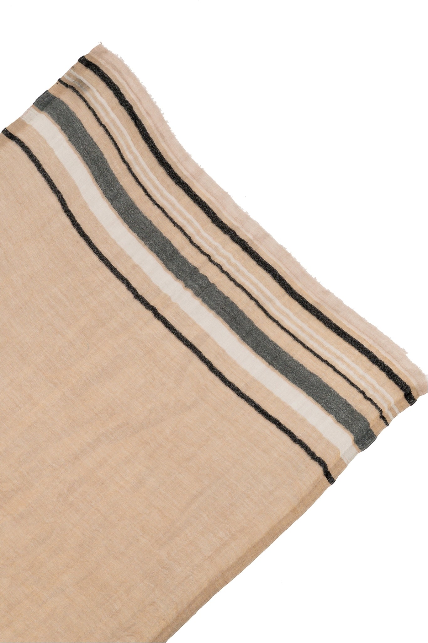 Men's Border Striper Reversible Zari Stole – Zari Stoles – View 9 | Taroob