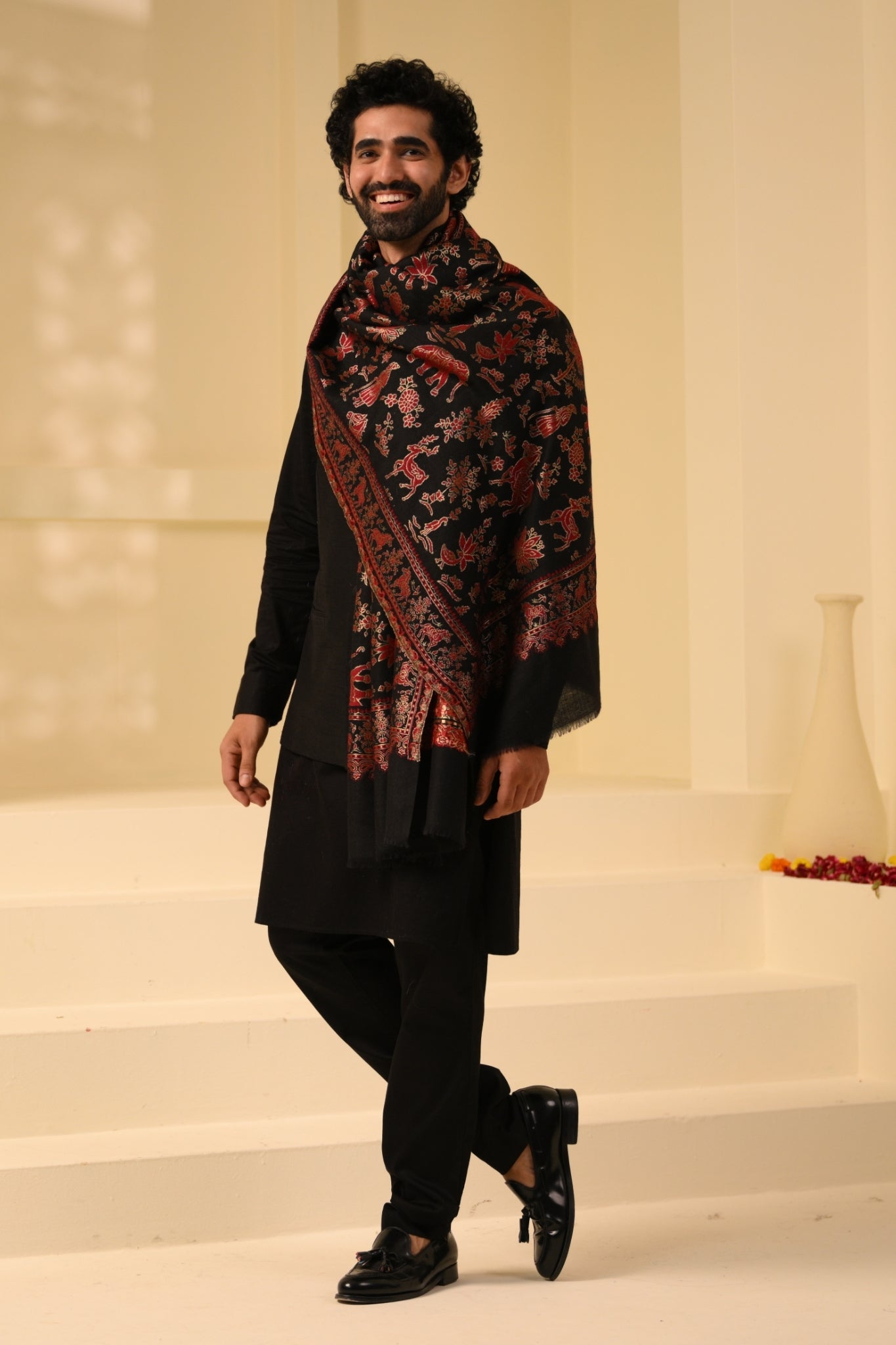 Taroob Mughal Heritage Kaani Stole