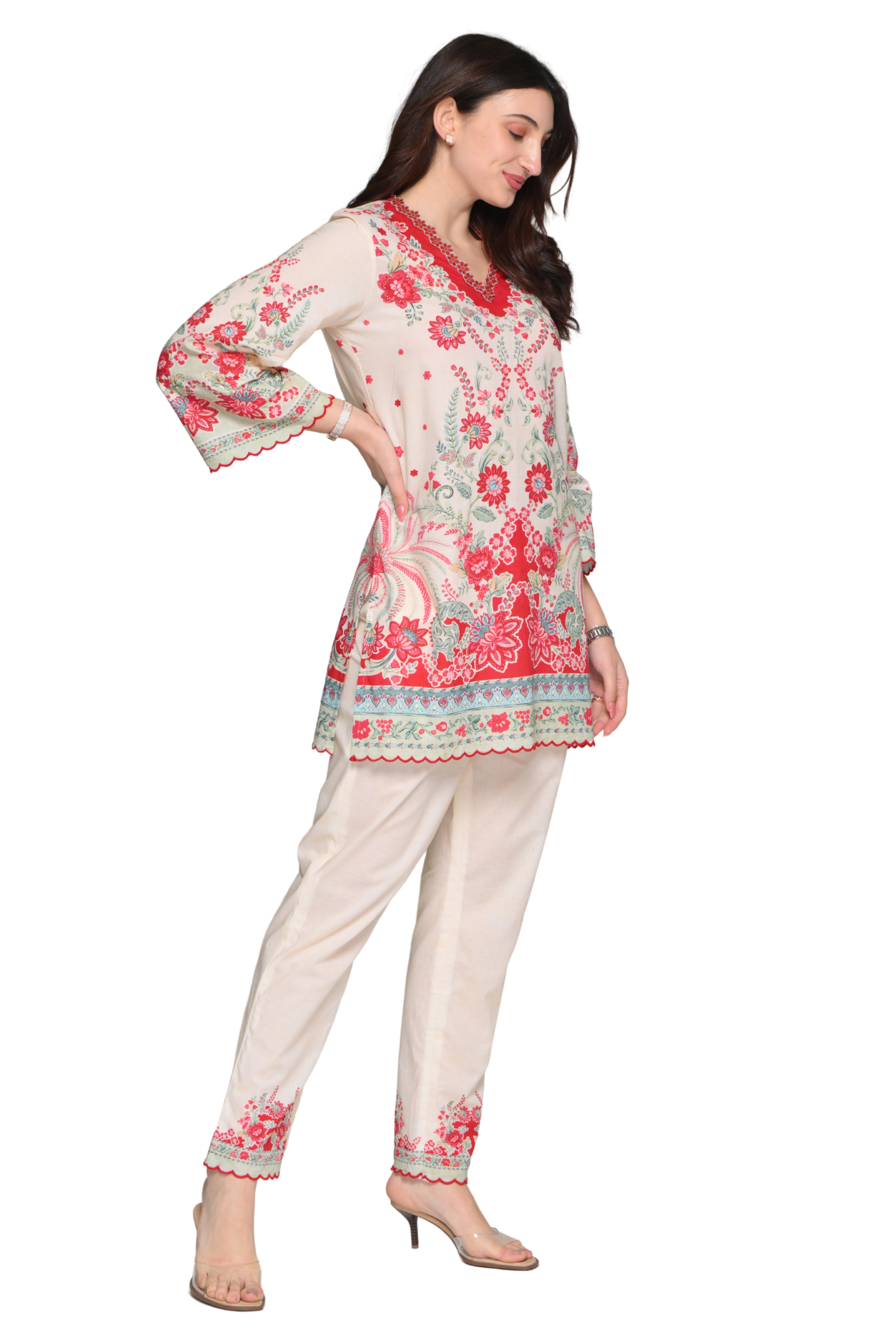 Taroob Fleur d’Âme Cotton Kurta Set