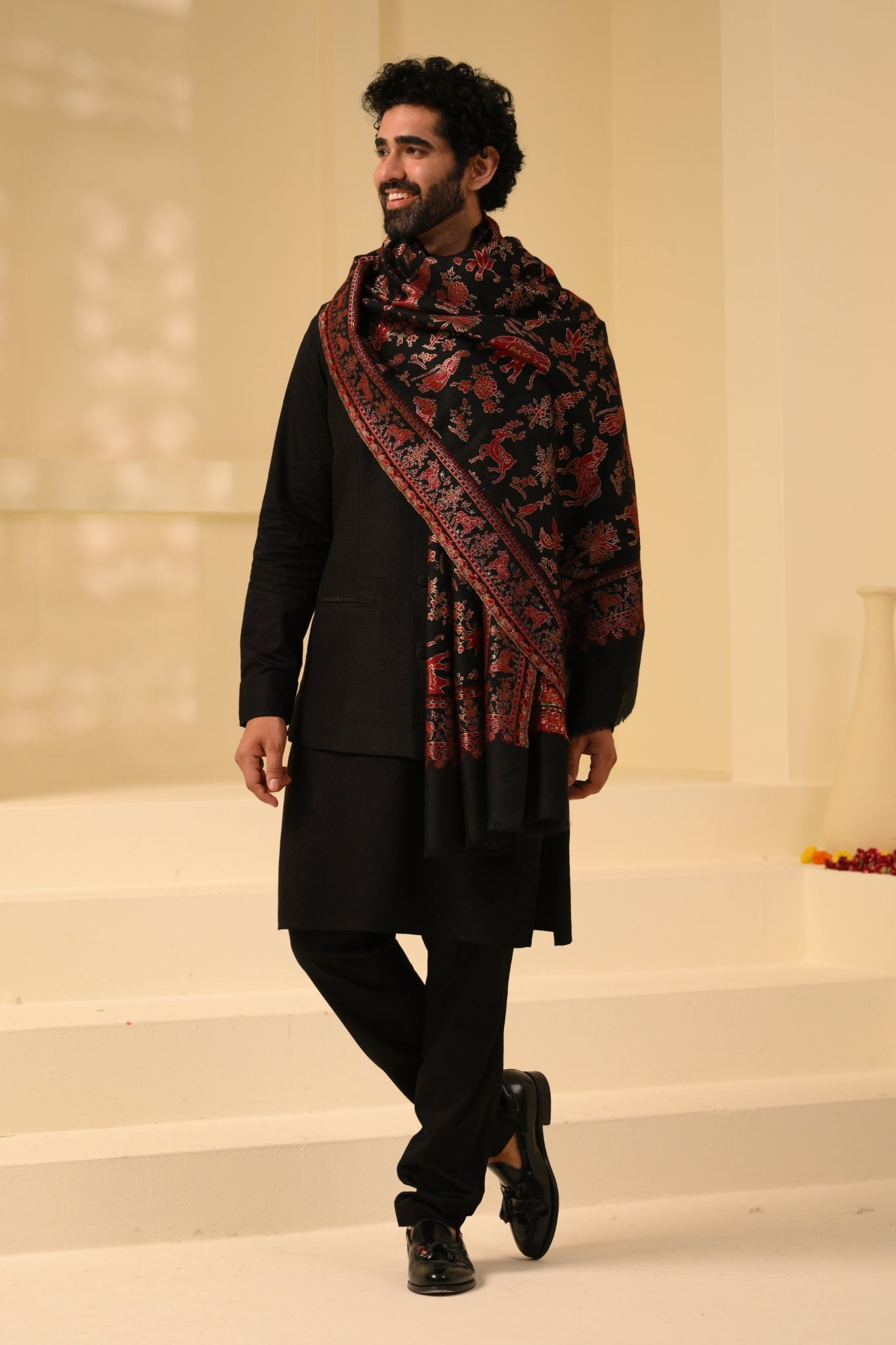 Taroob Mughal Heritage Kaani Stole