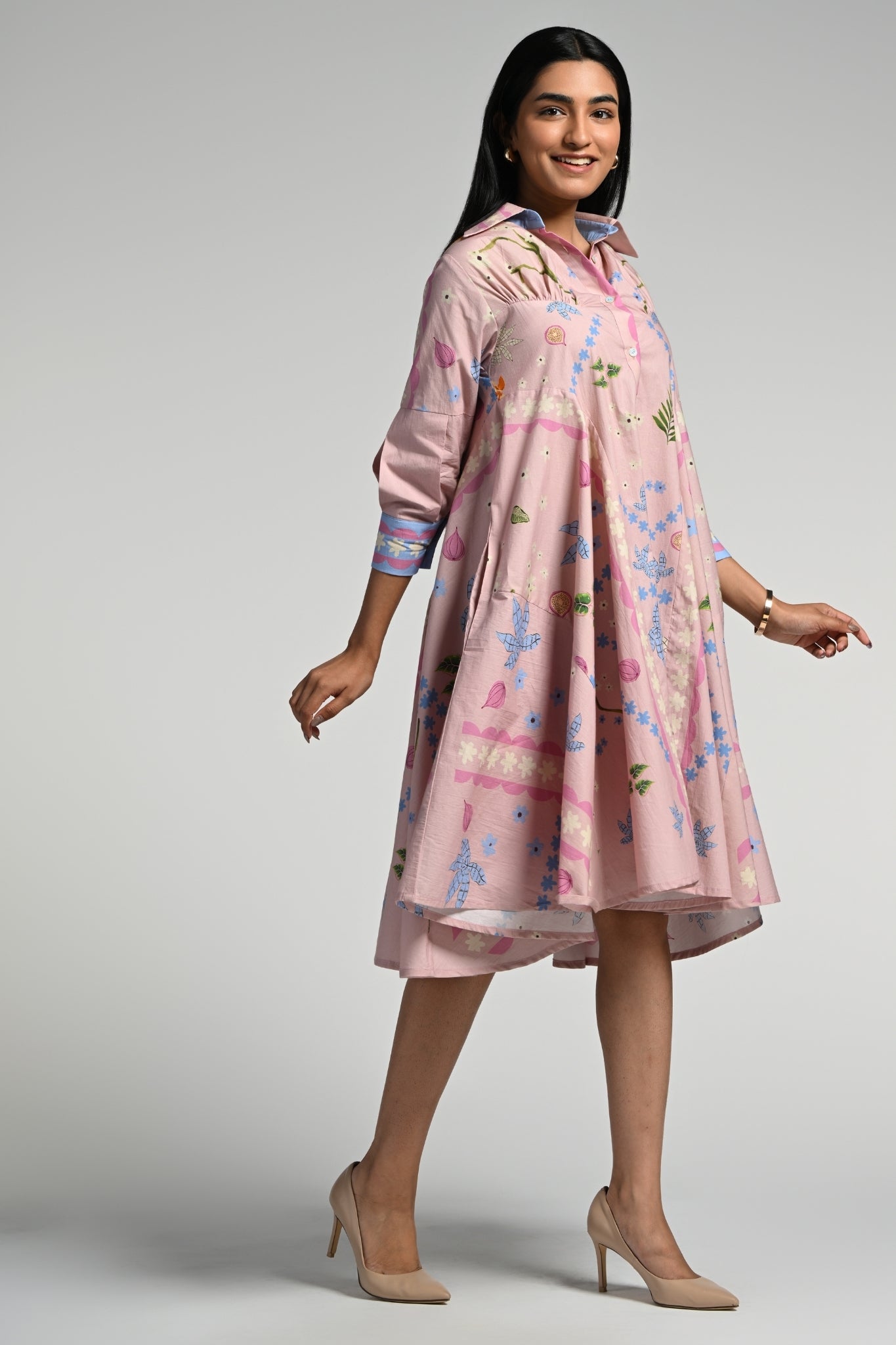 Jungle Daydream Midi Dress – Women's Kaftans & Dresses – Alternate view | Taroob