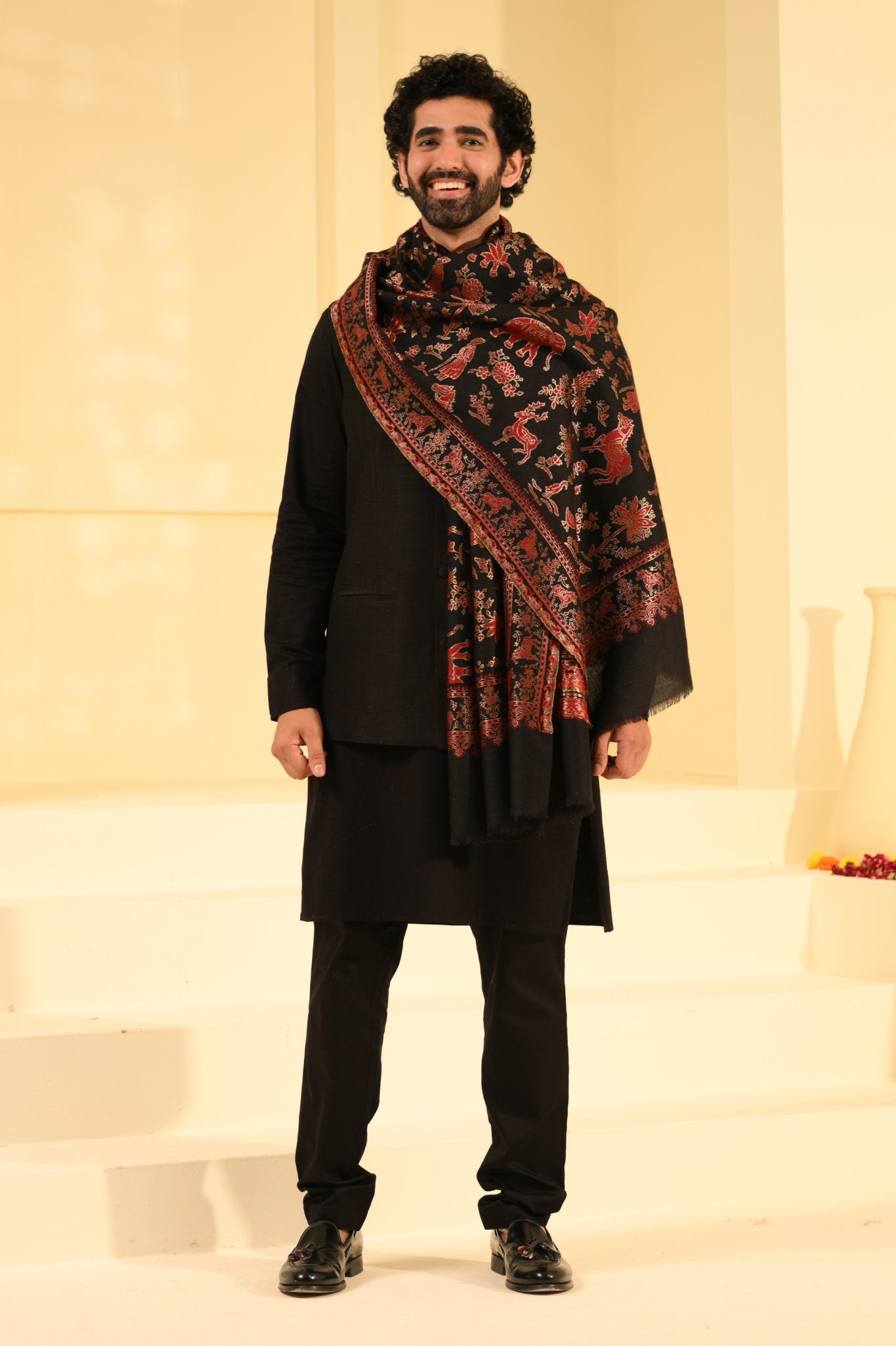 Taroob Mughal Heritage Kaani Stole