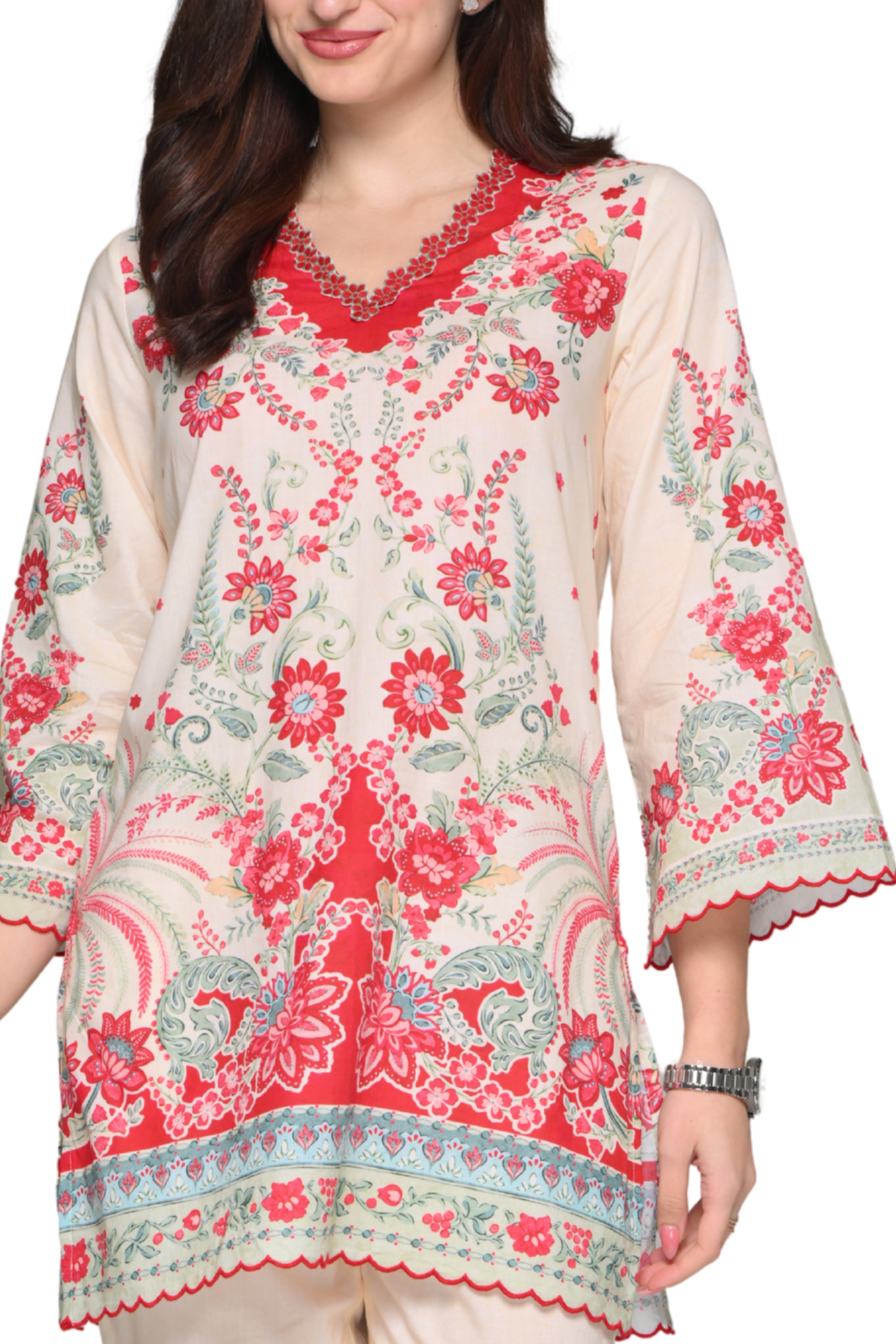 Taroob Fleur d’Âme Cotton Kurta Set