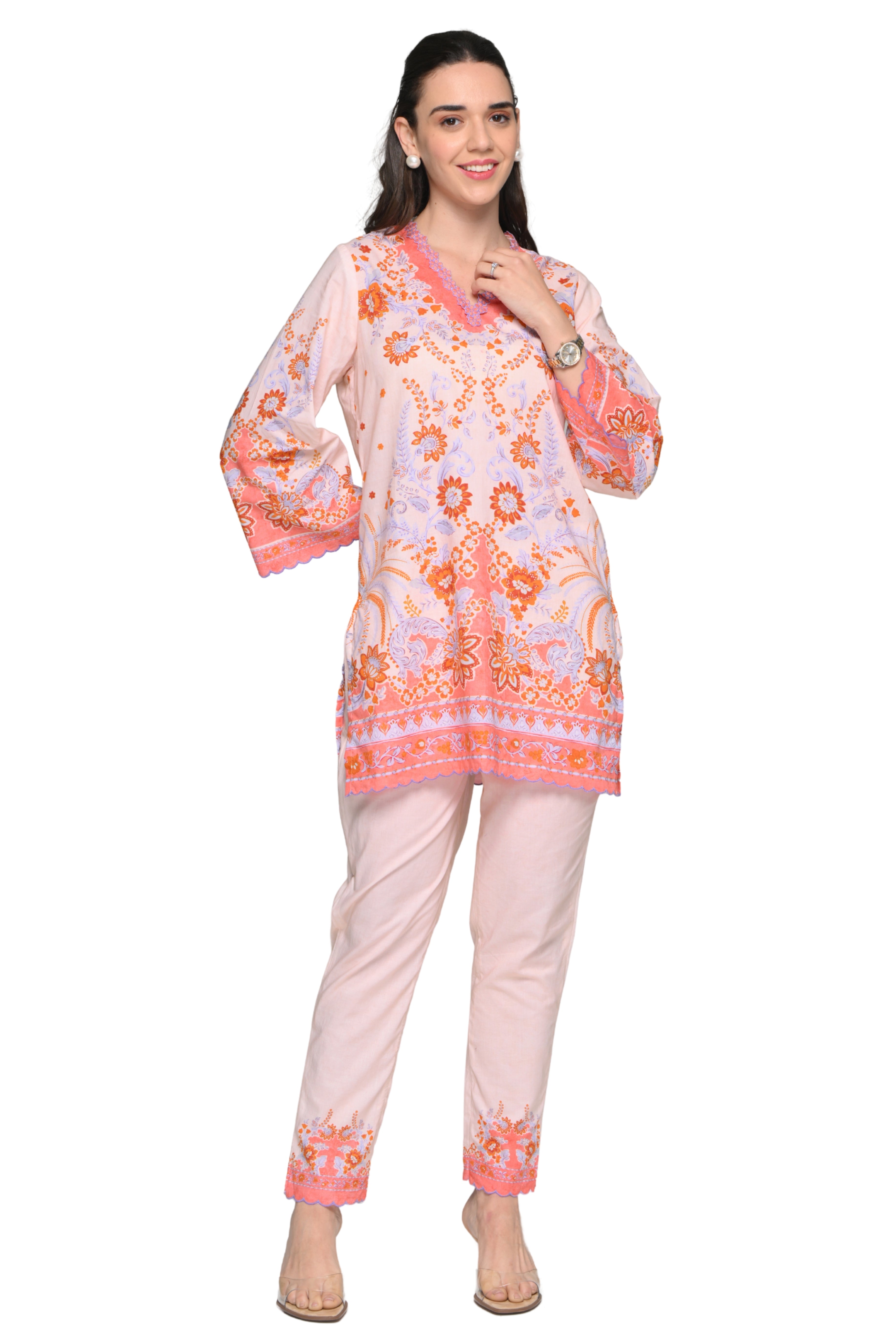 Taroob Fleur d’Âme Cotton Kurta Set