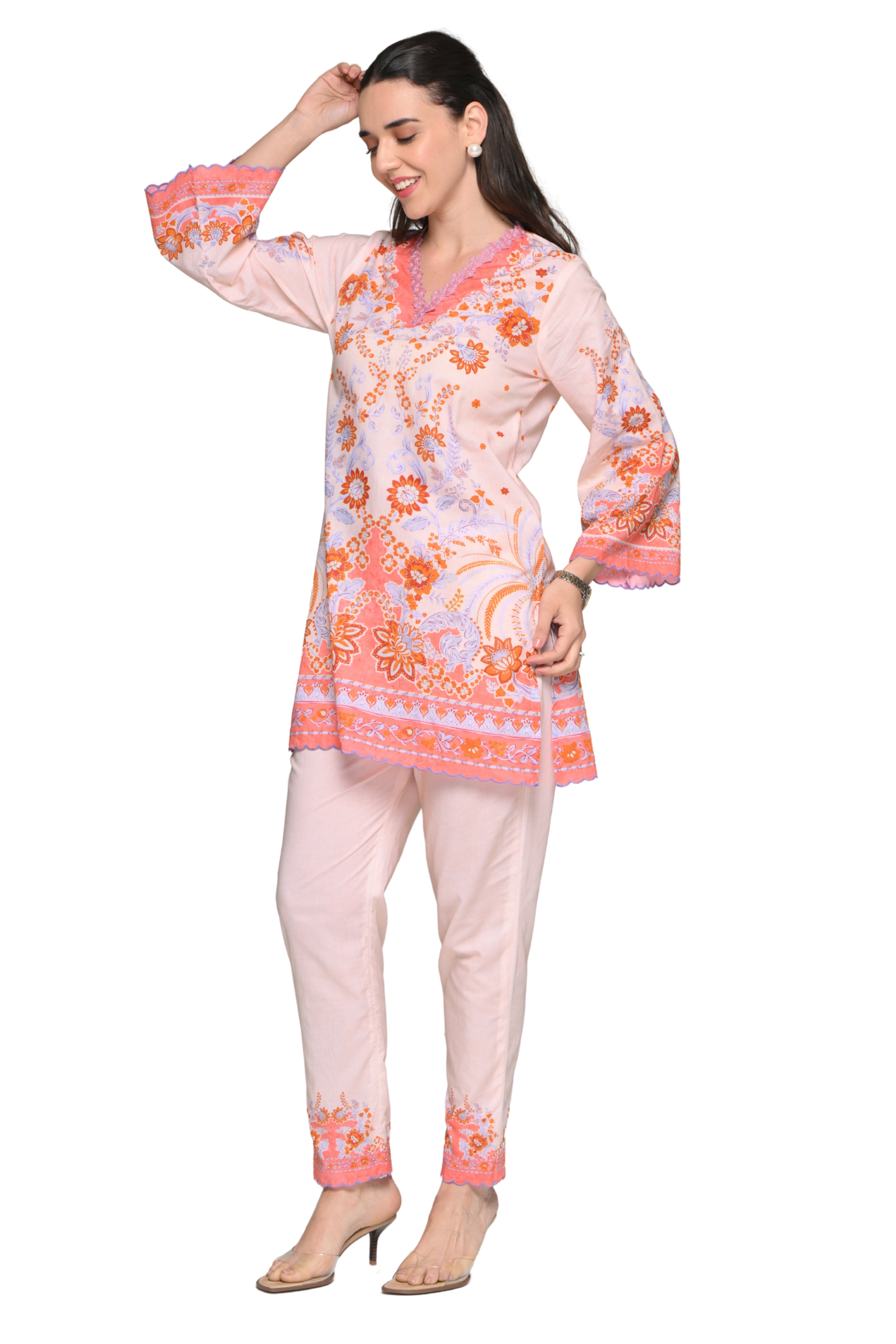 Taroob Fleur d’Âme Cotton Kurta Set