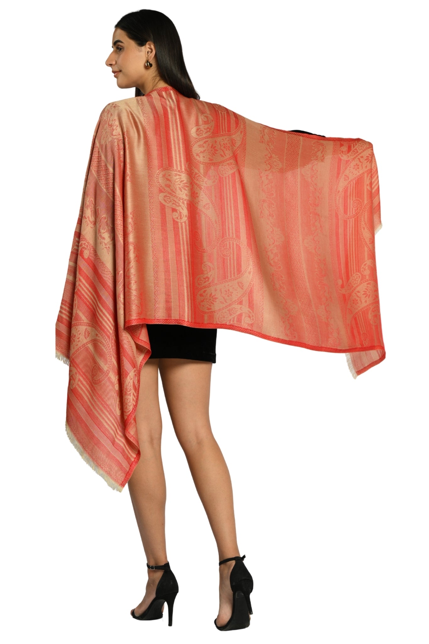 Taroob Signature Jamawar Silk Stole