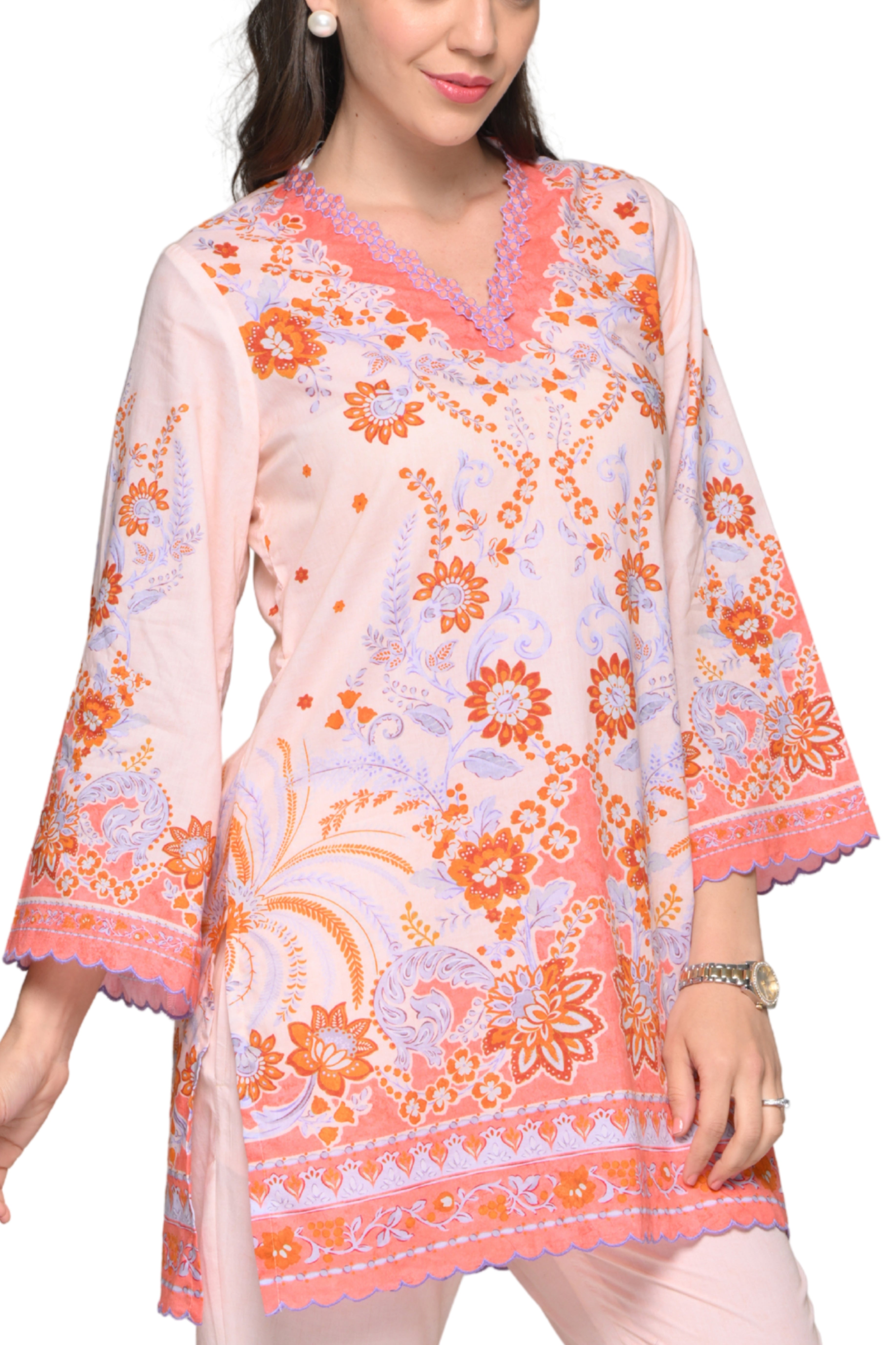 Taroob Fleur d’Âme Cotton Kurta Set