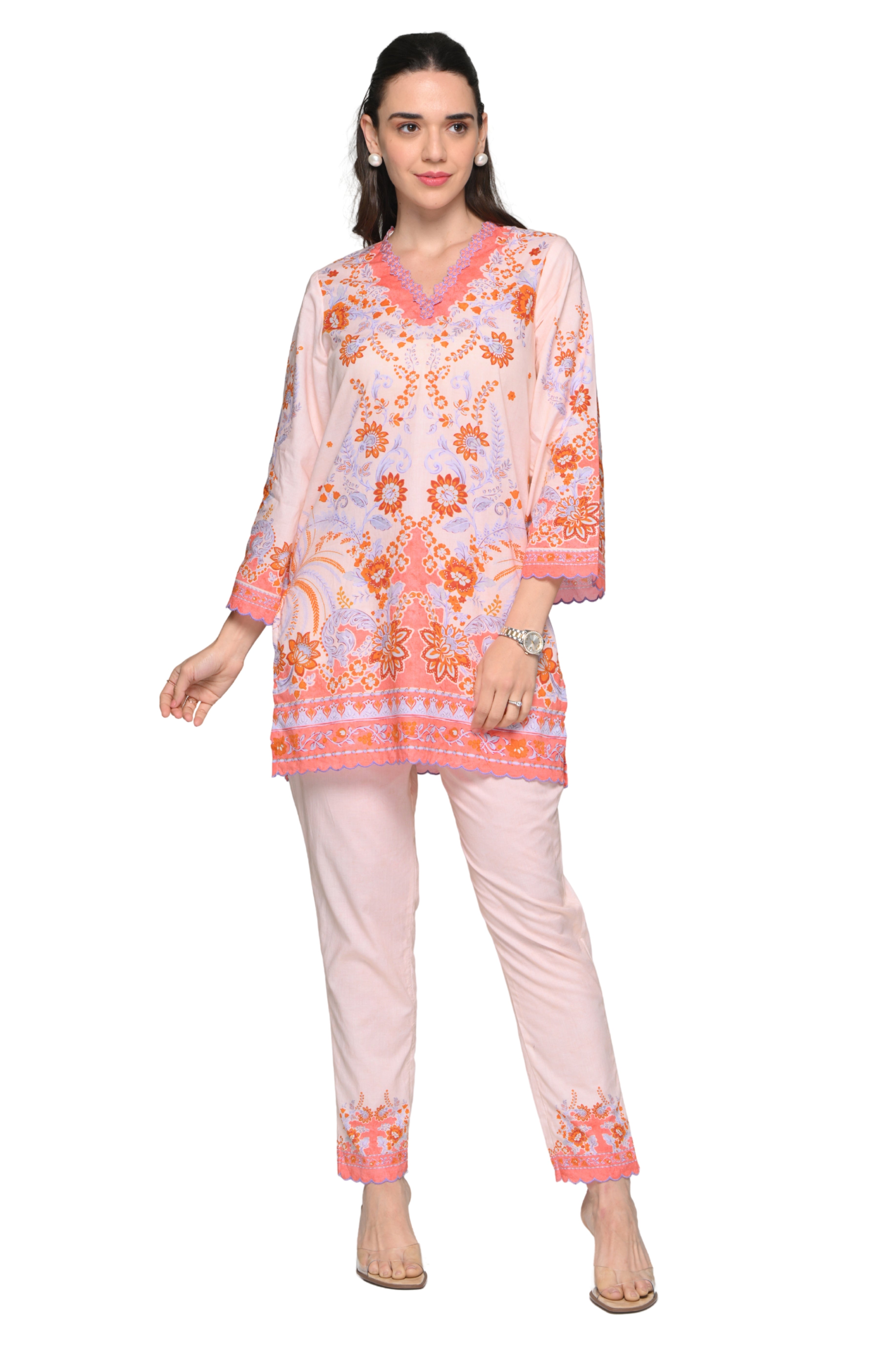 Taroob Fleur d’Âme Cotton Kurta Set