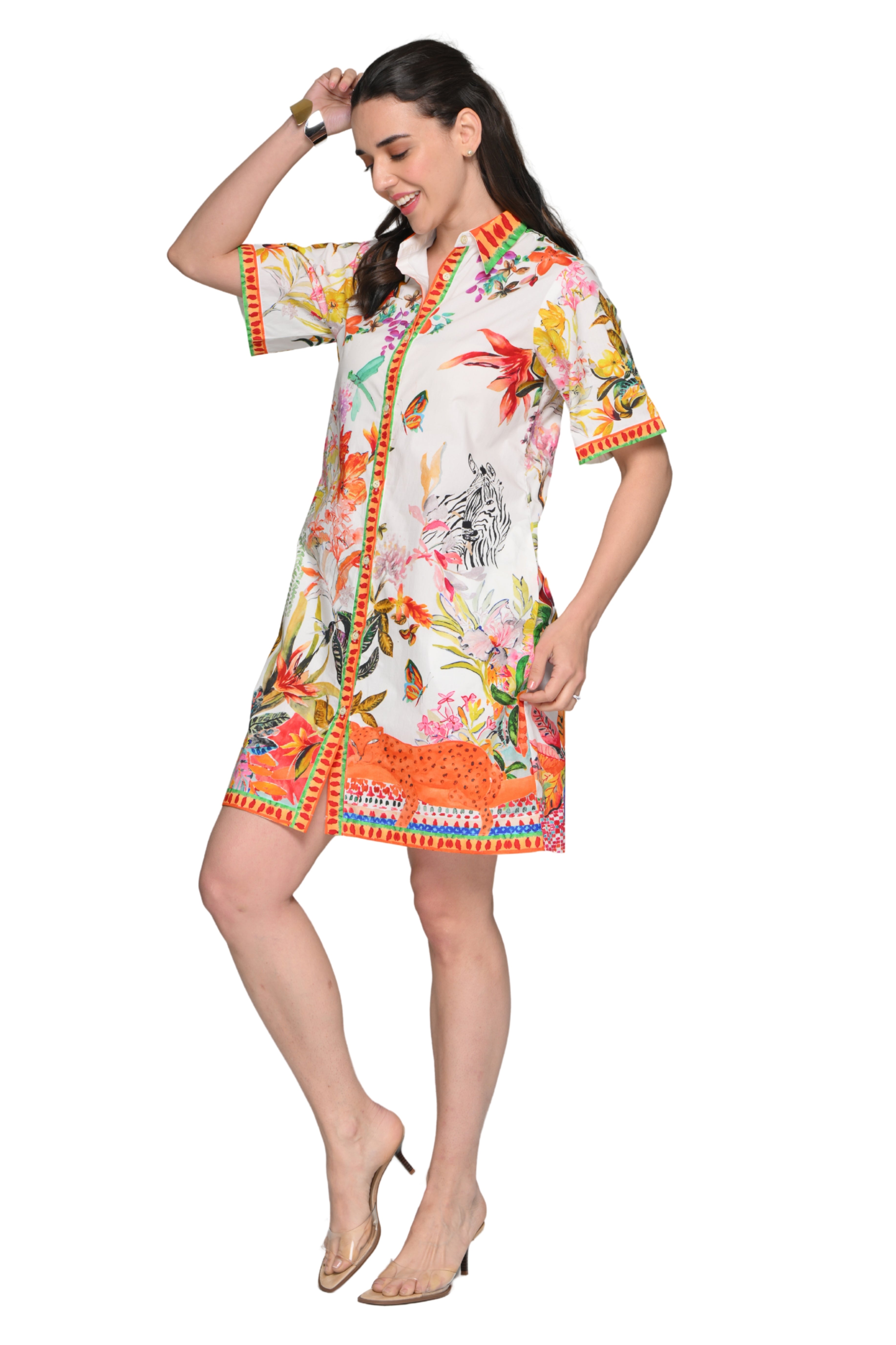 Taroob Enchanted Savannah Midi Dress