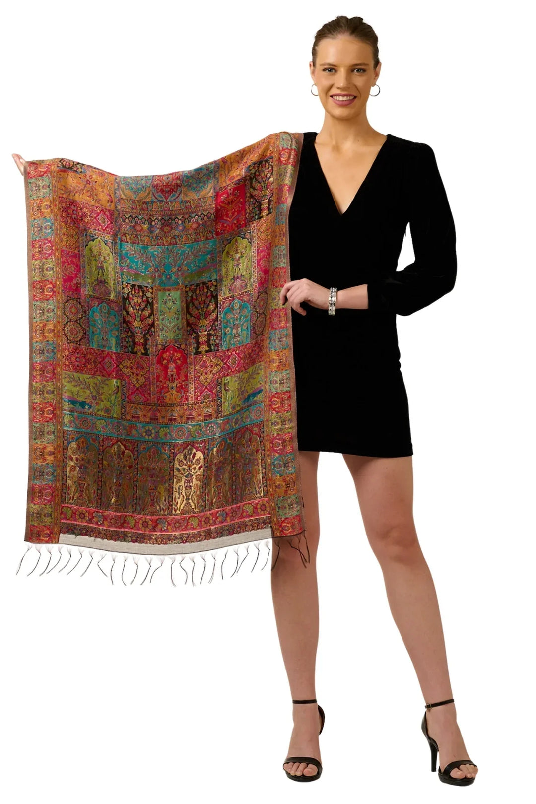 Taroob Gift Set of Unisex Silk Dupatta  Stole for Him or Her