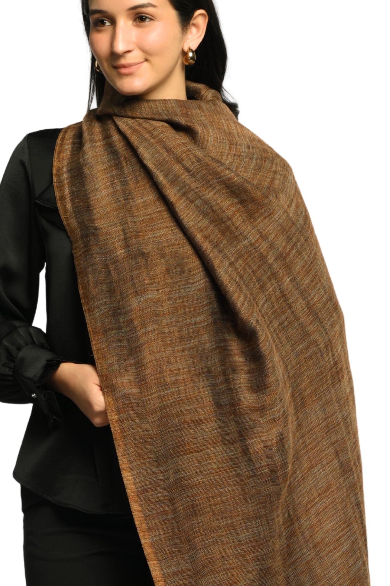Taroob Wool Metallic Whisper Stole