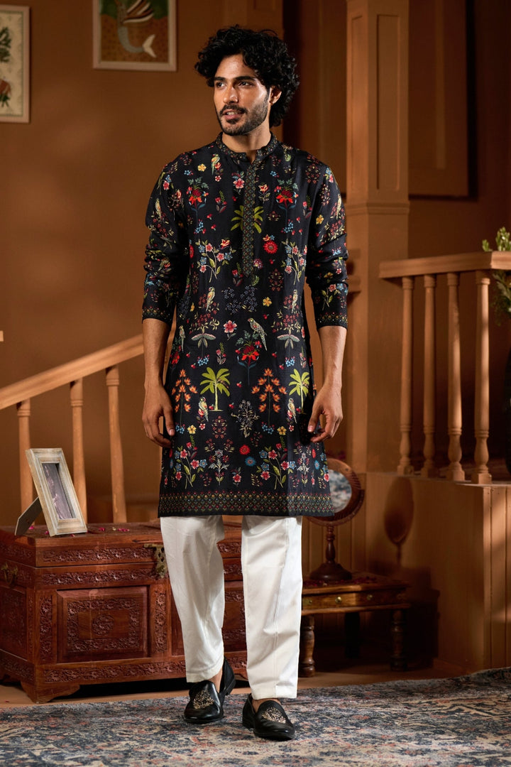 Taroob Gulsitar Embroidered Kurta Pajama Set