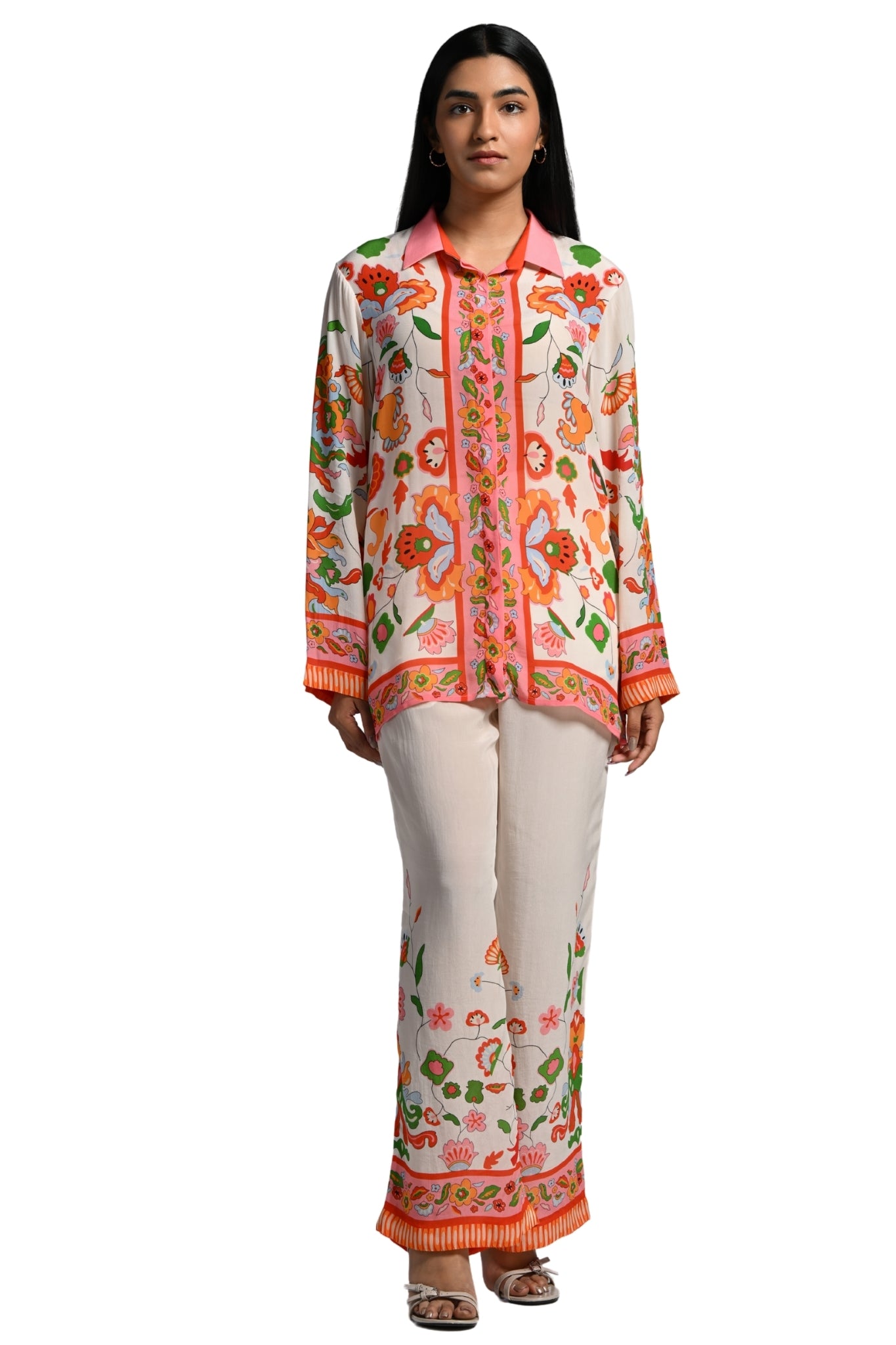 Floral Utopia Co-ord Set – Women's Coords & Shirts | Taroob