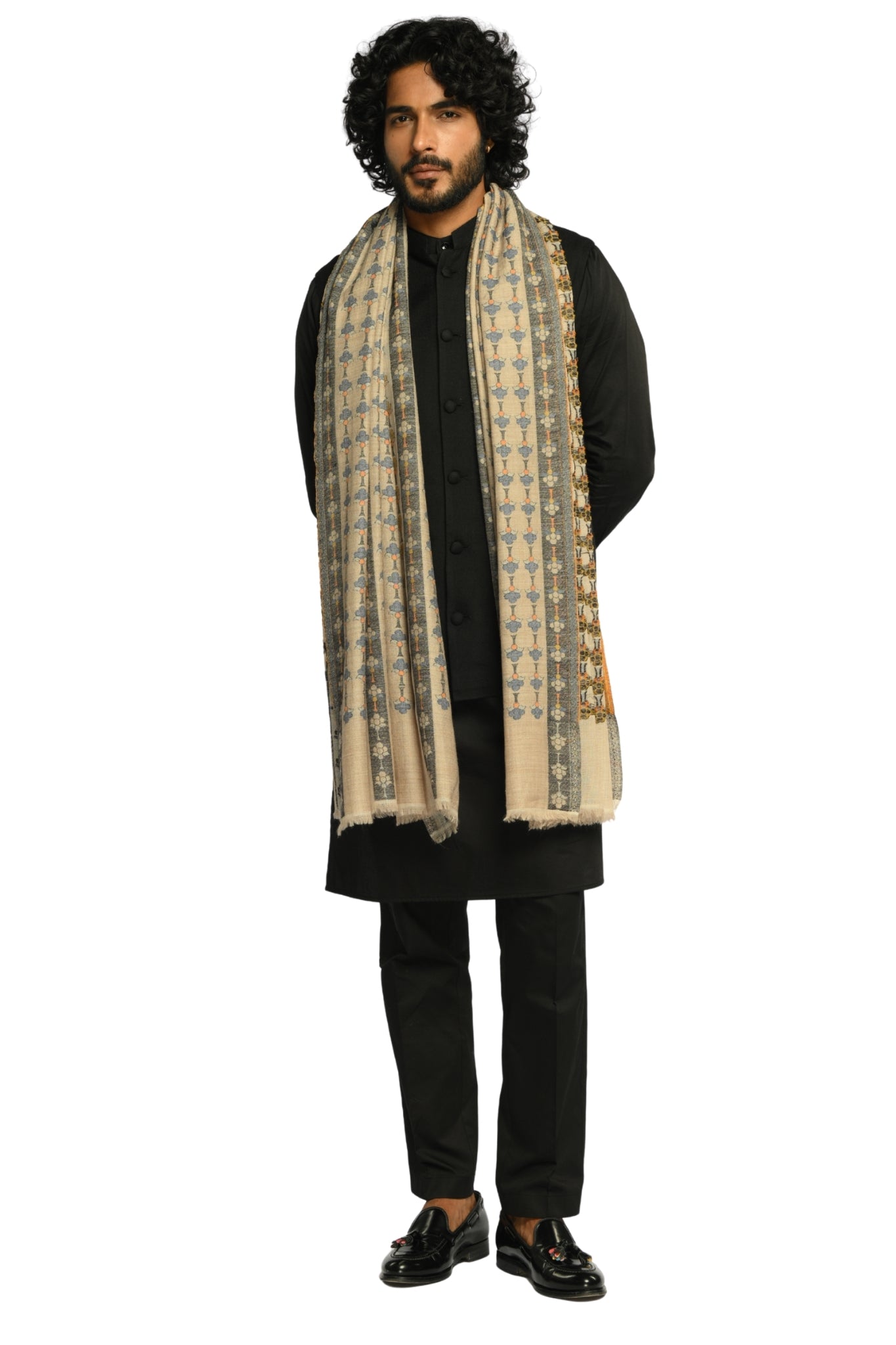 Taroob Kaani Garden Contemporary Shawl