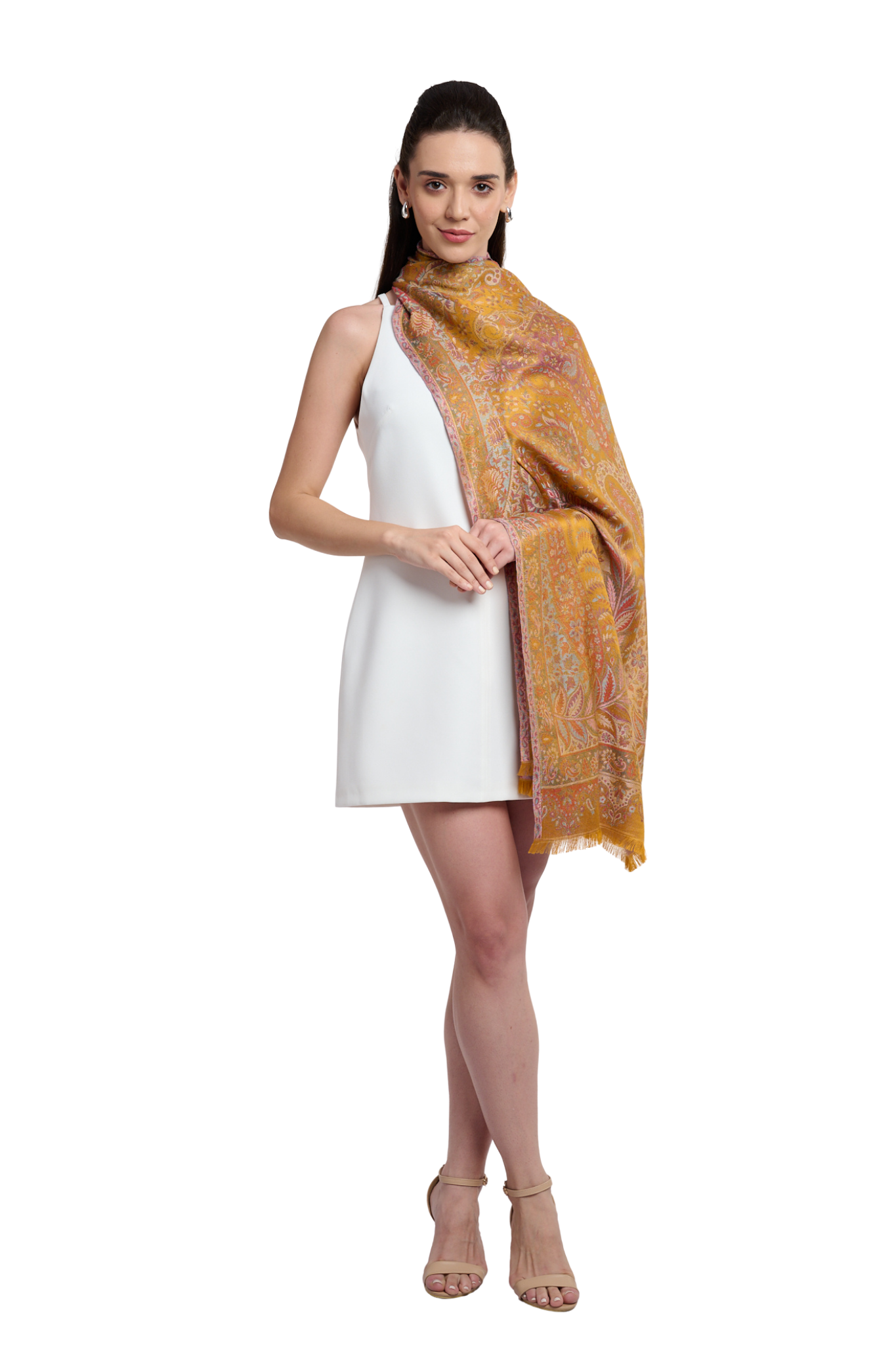 Taroob Women's Soft Silk Jamawar Shawl