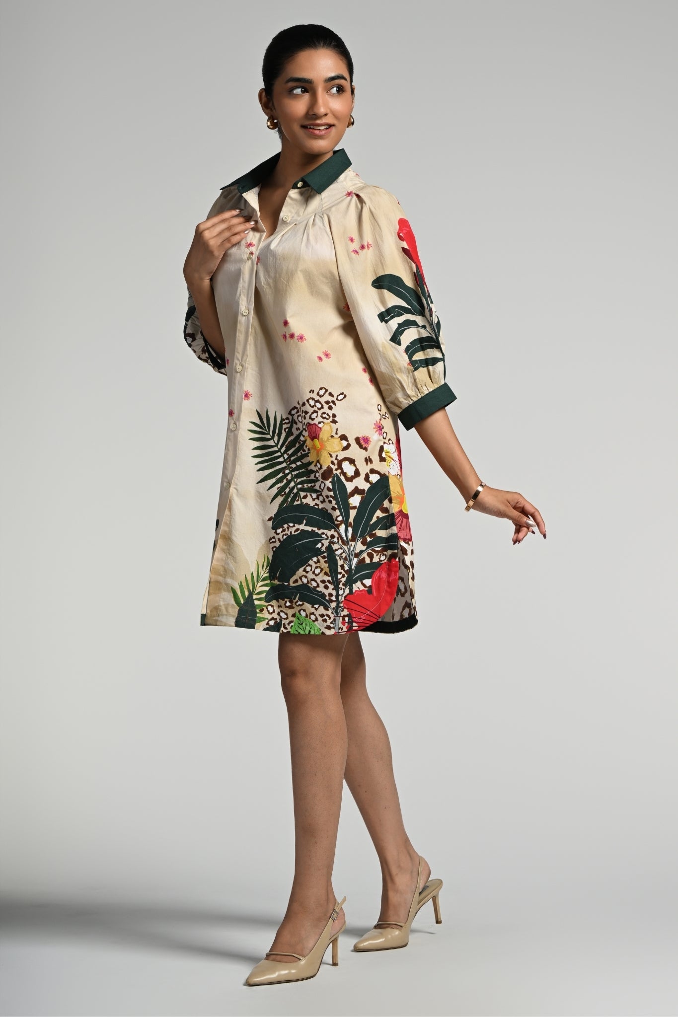Taroob Jungle Rhapsody Cotton Dress