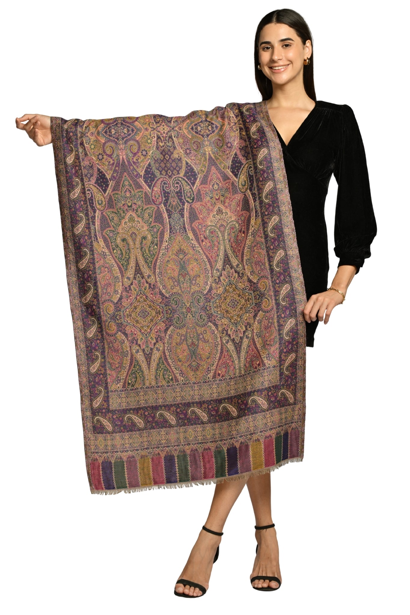 Taroob Timeless Kashmiri Authentic  Jamawar Stole