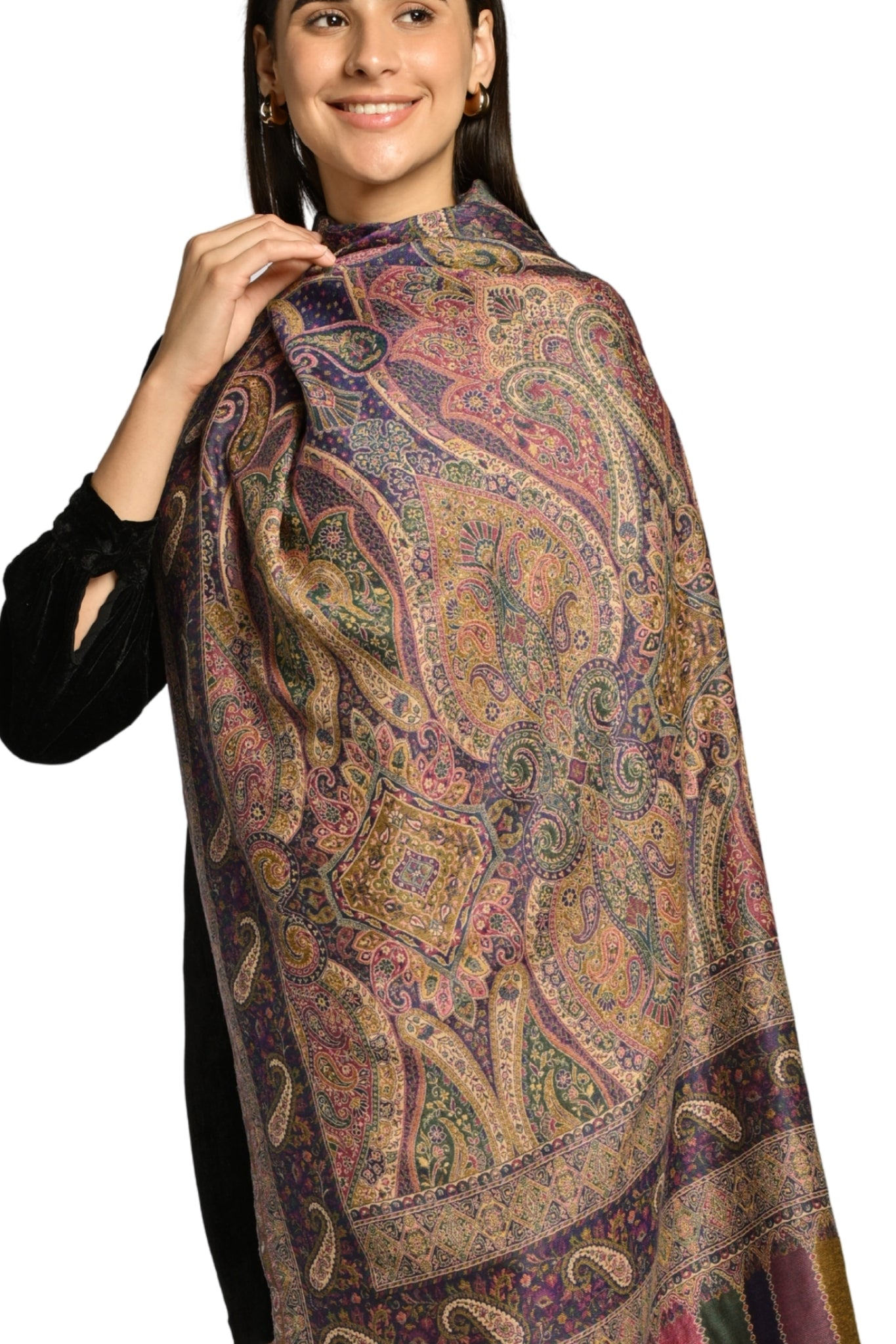 Taroob Timeless Kashmiri Authentic  Jamawar Stole