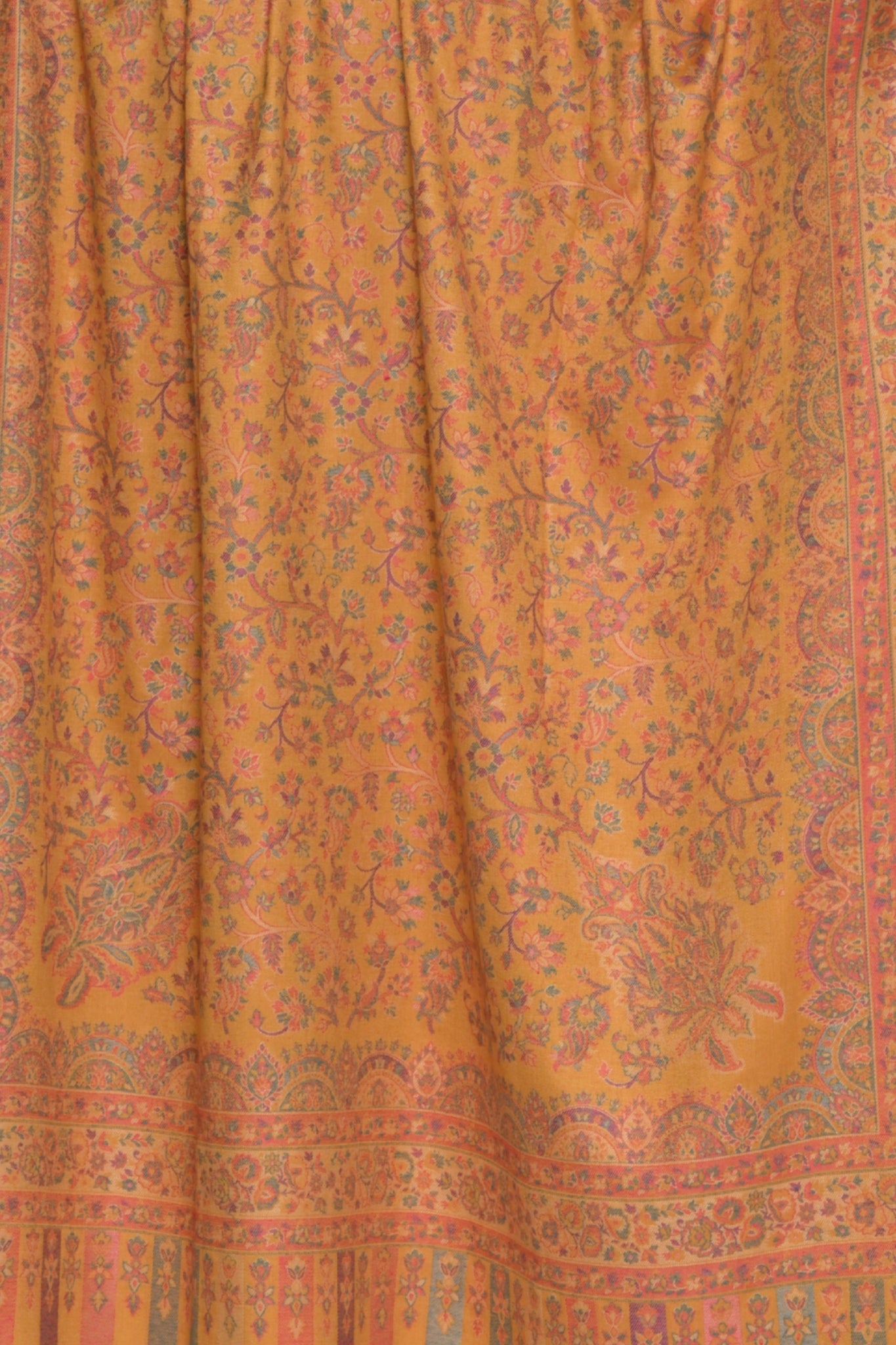 Faux Pashmina Antique Kaani Shawl – Women's – Detail view | Taroob