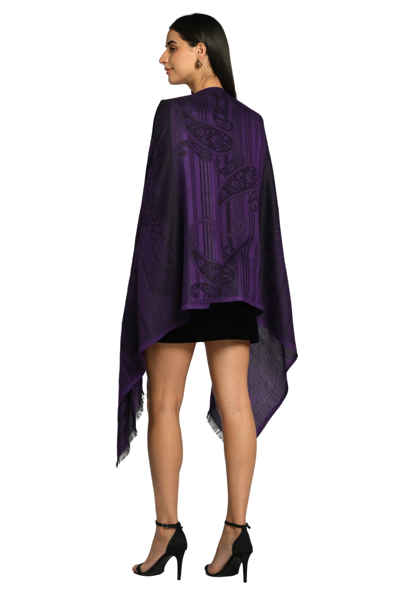 Taroob Signature Jamawar Silk Stole