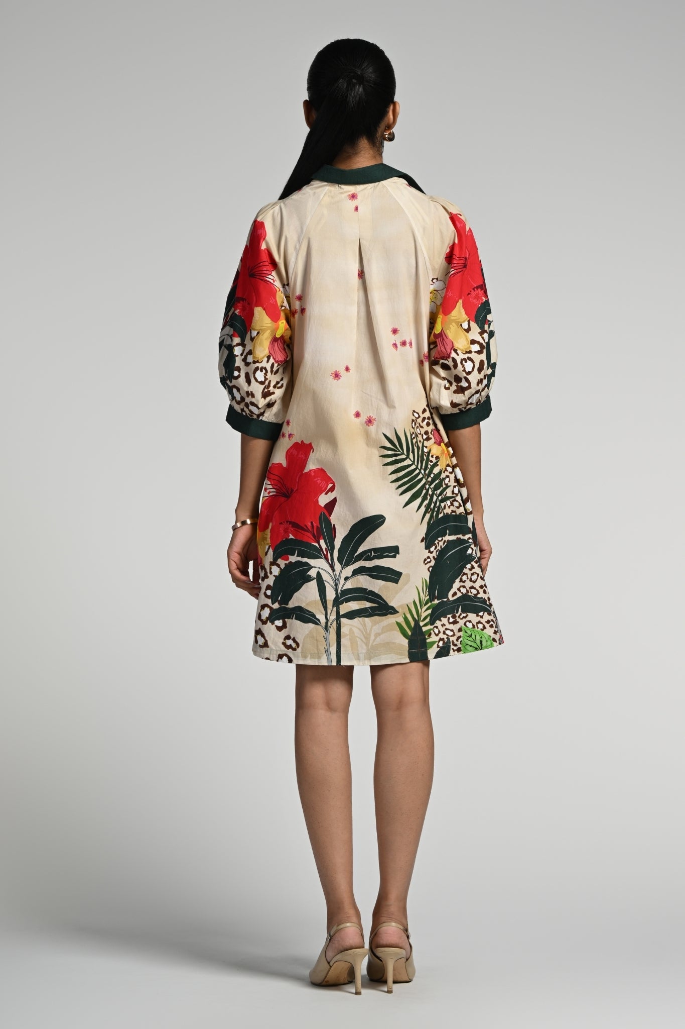Taroob Jungle Rhapsody Cotton Dress