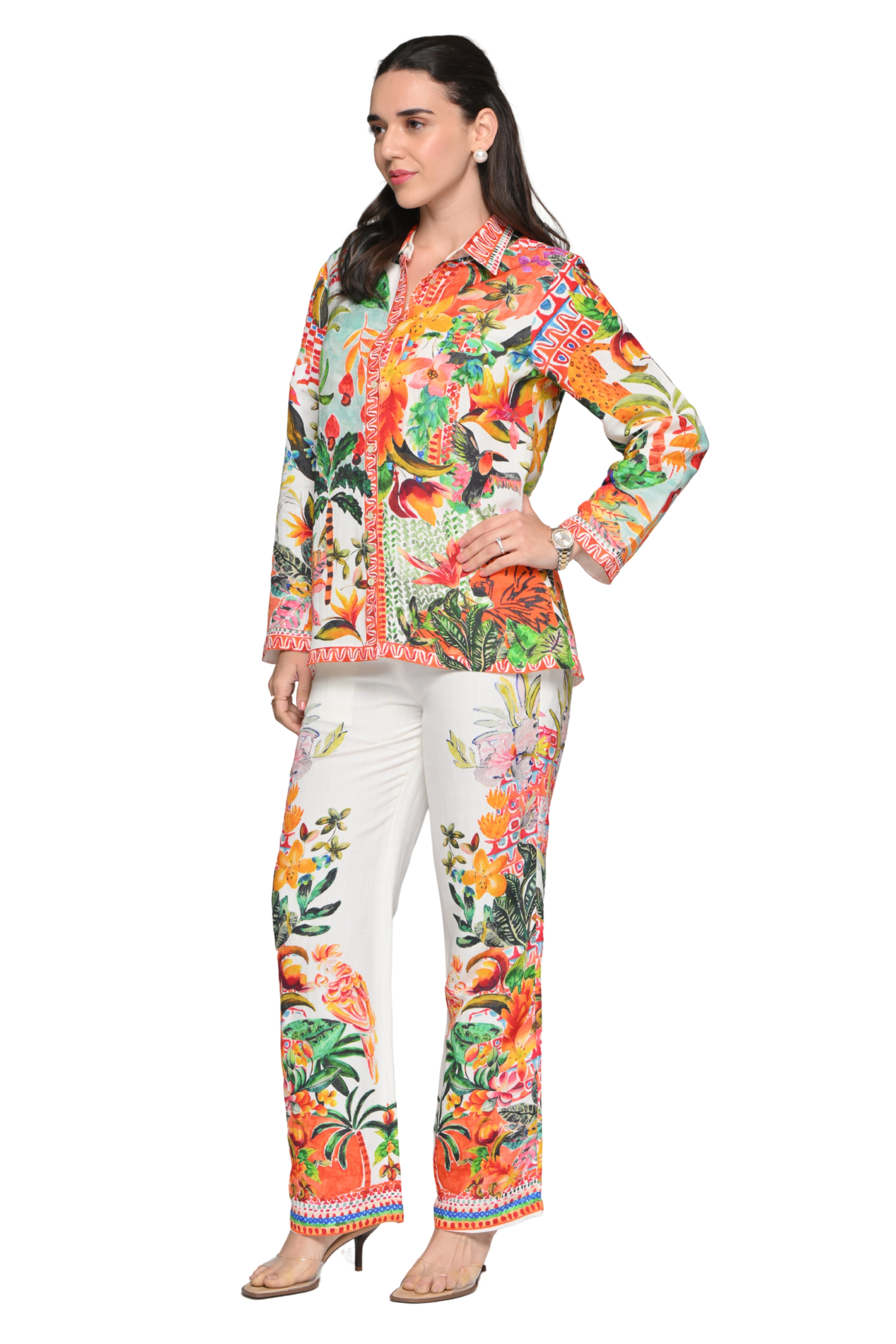 Taroob Enchanted Savannah Linen Co-ord Set