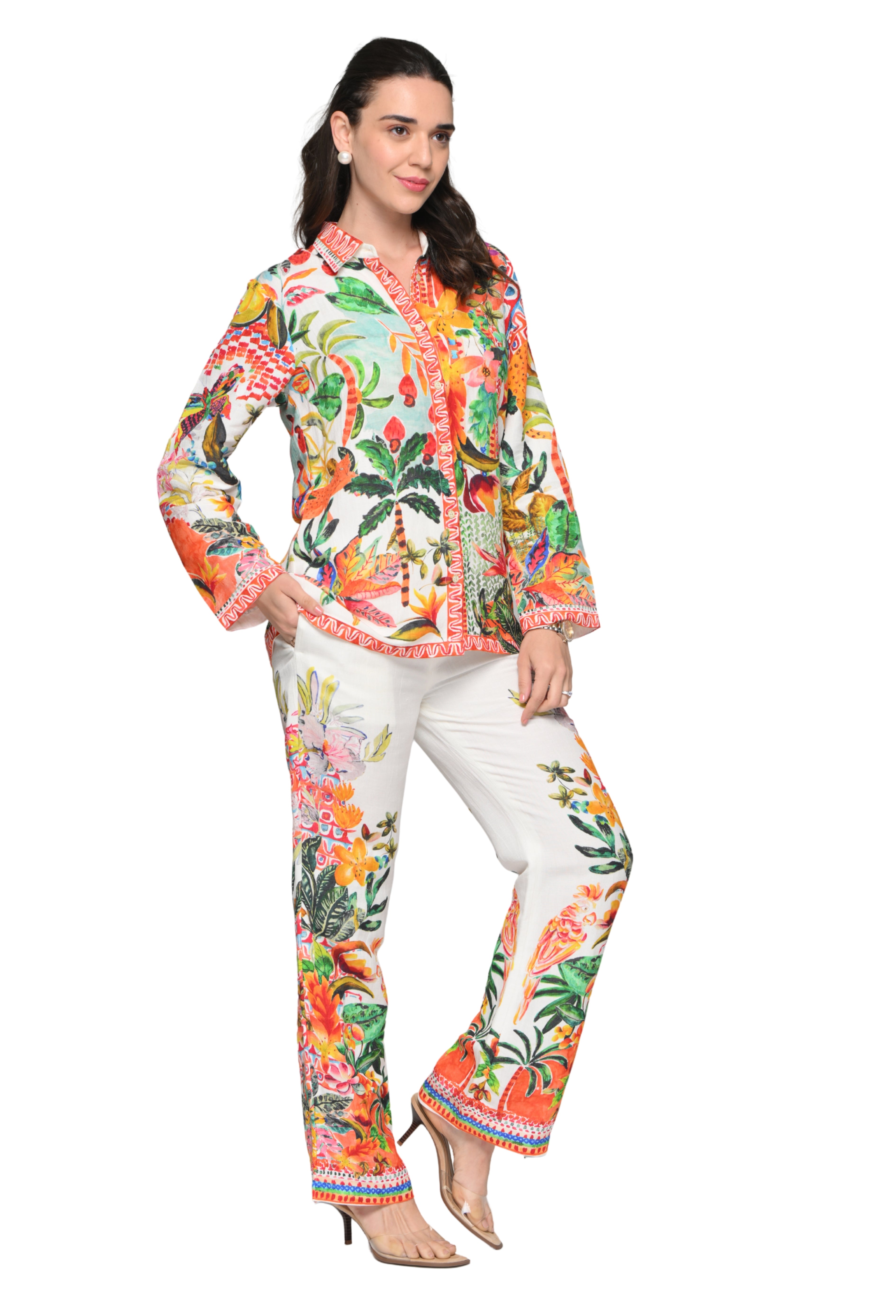 Taroob Enchanted Savannah Linen Co-ord Set