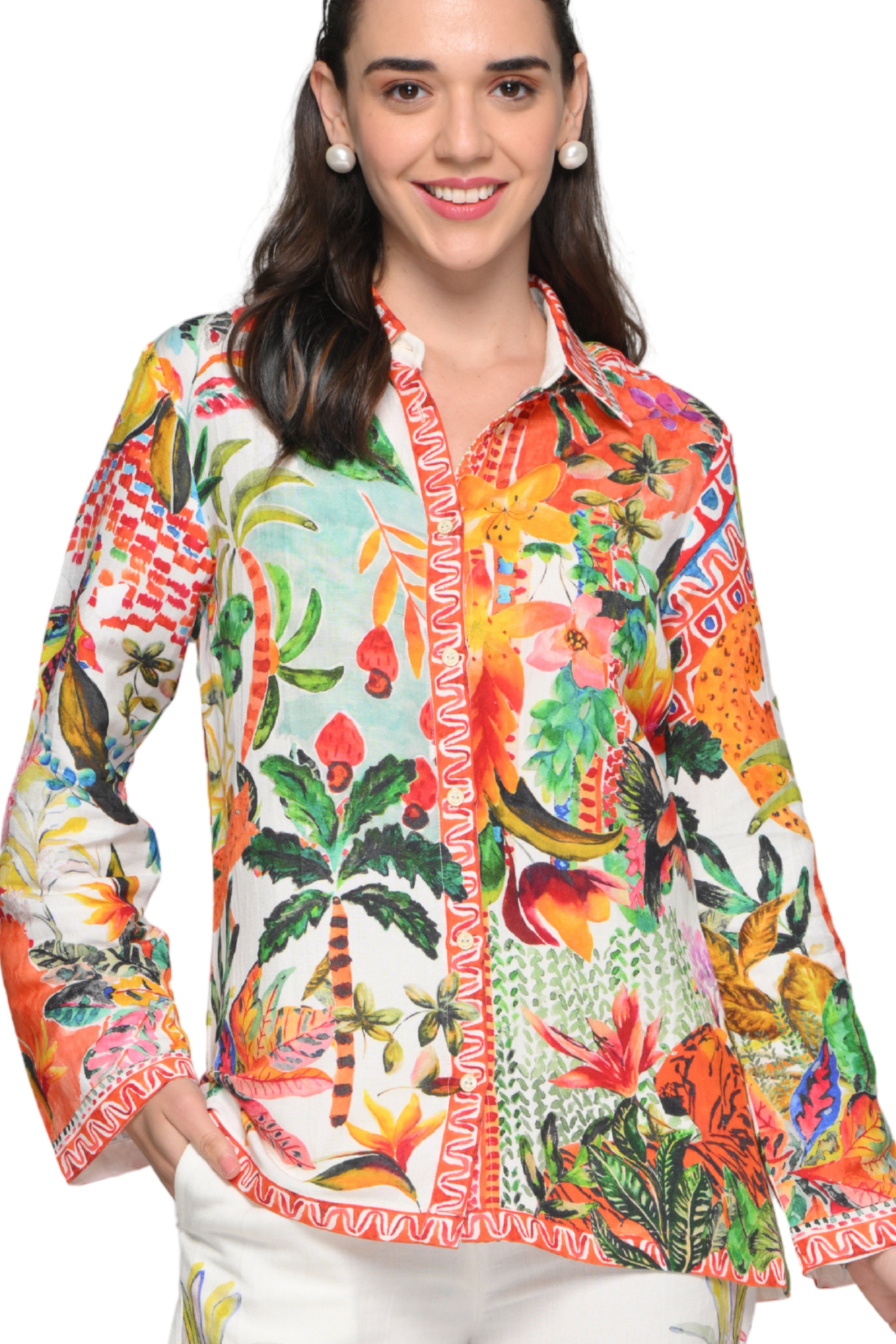 Taroob Enchanted Savannah Linen Co-ord Set