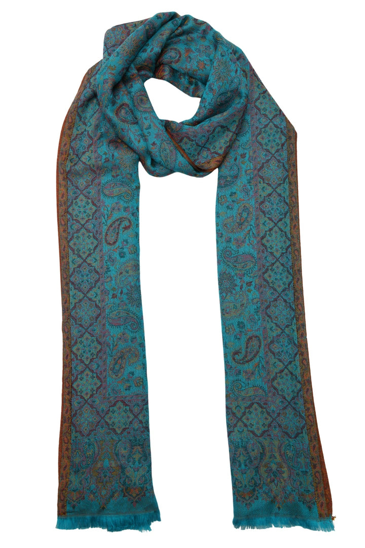 Taroob Antique Jamawar Silk Modal Shawl