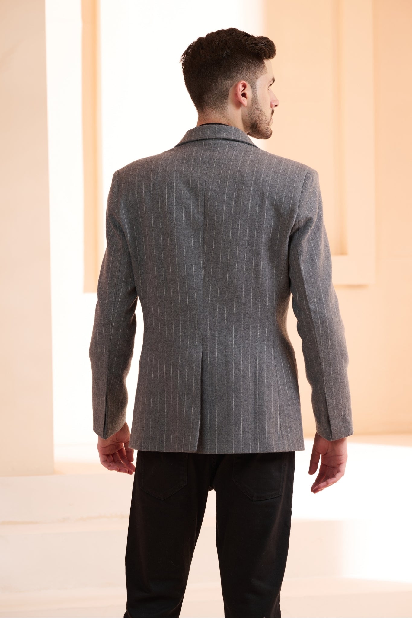 Taroob Double Breast Wool Blazer