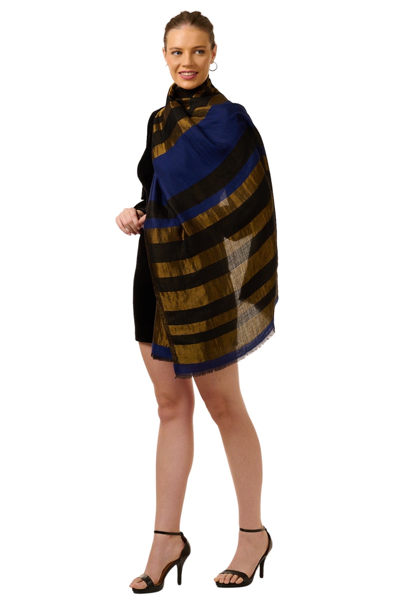 Taroob Uber Rich Wool Zari Stole