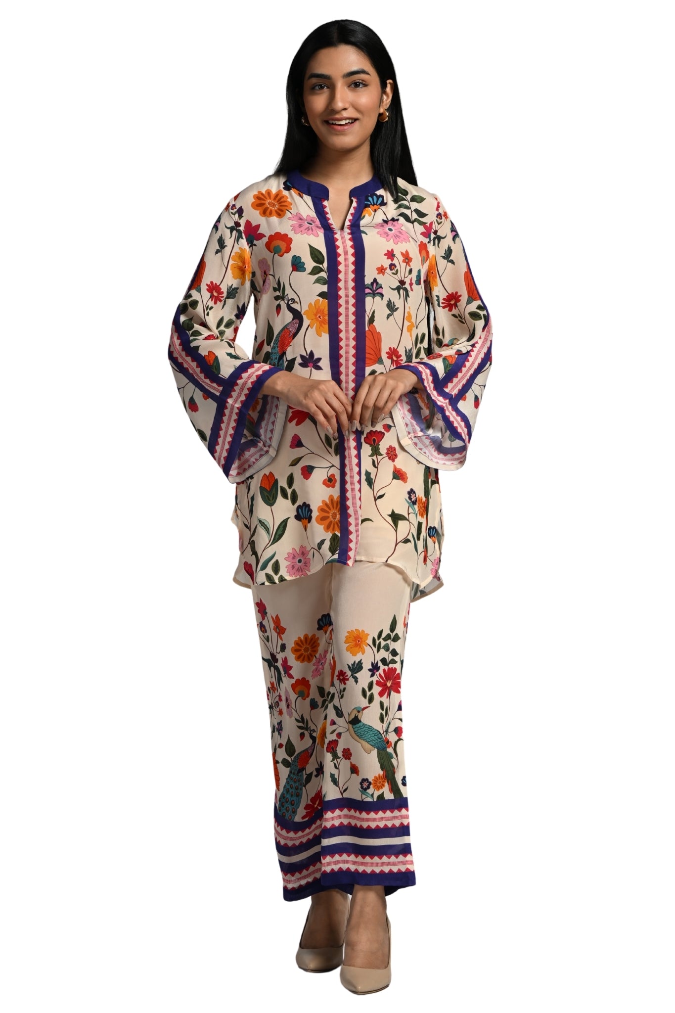 Bageecha Tunic Set – Women's Coords & Shirts – Image 1 | Taroob