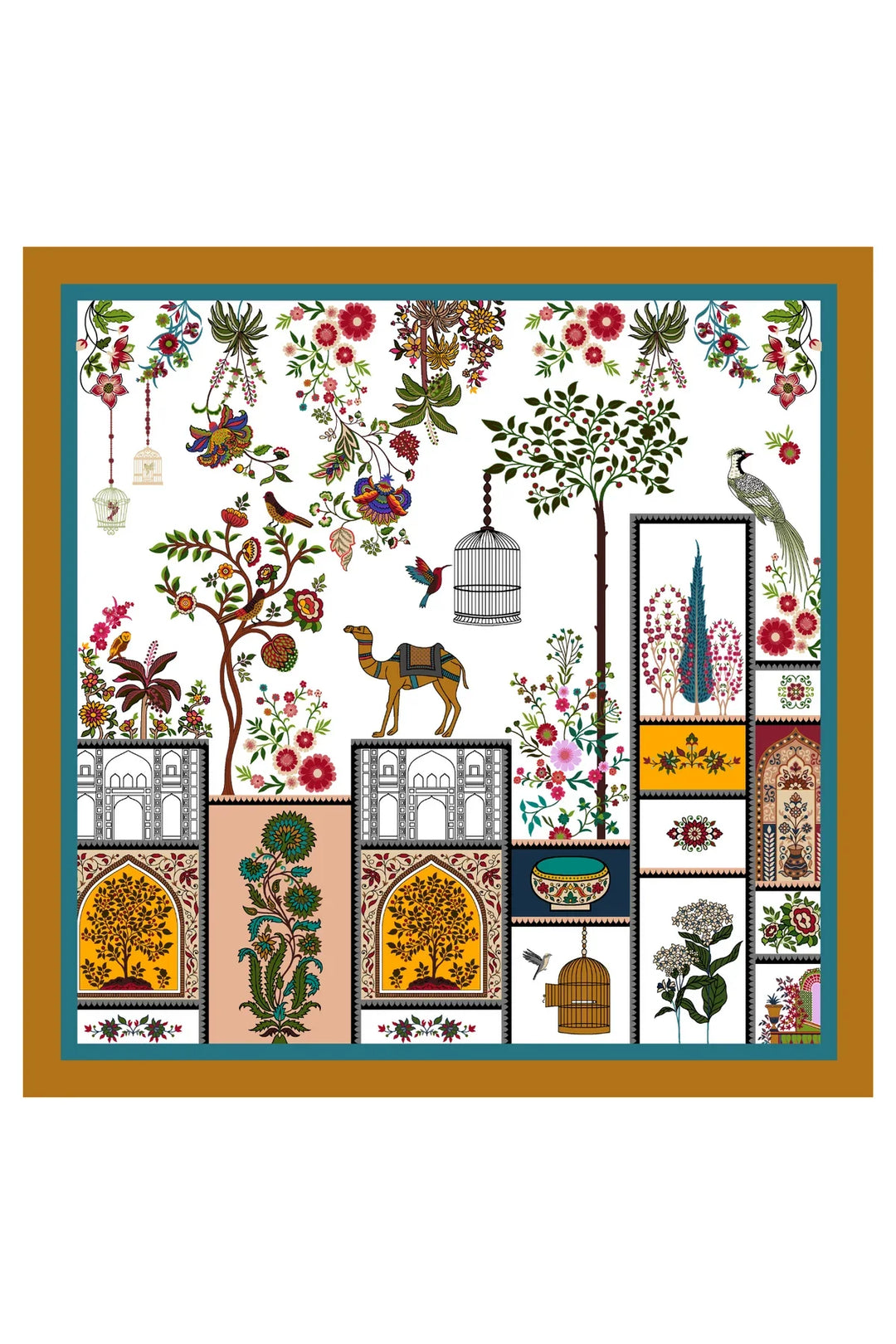 Taroob Couple Gift Set of Fine Wool Stole for Her & Poket Square for Him