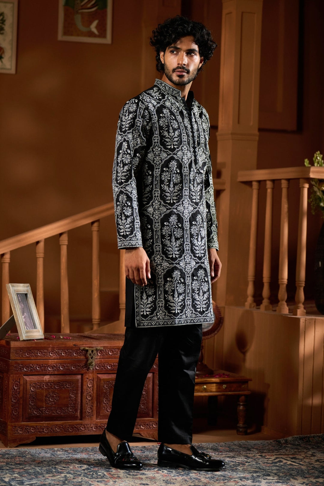Taroob Kashidakari Embroidered Kurta Pajama Set