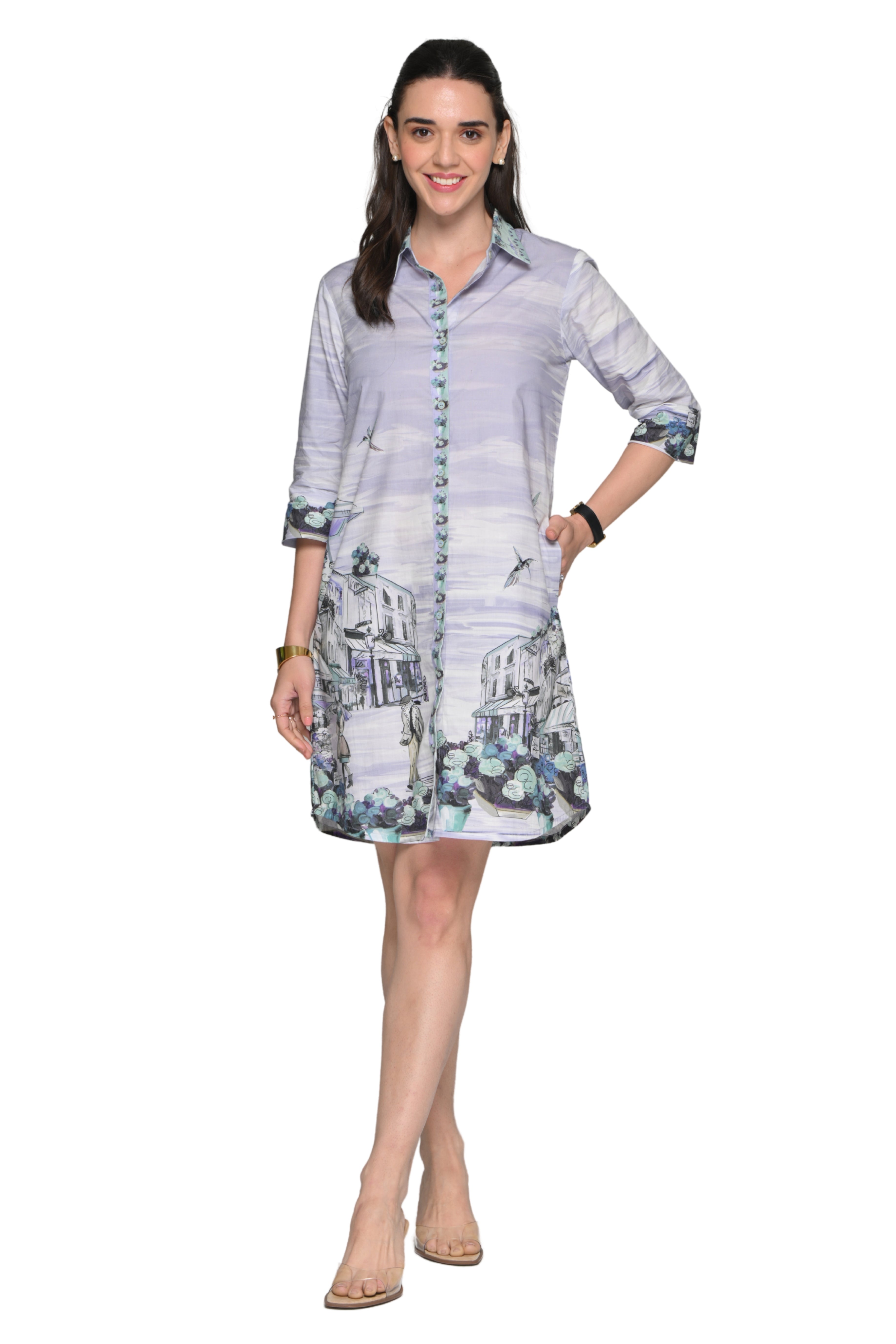 Taroob Riviera Fruits Middi Dress