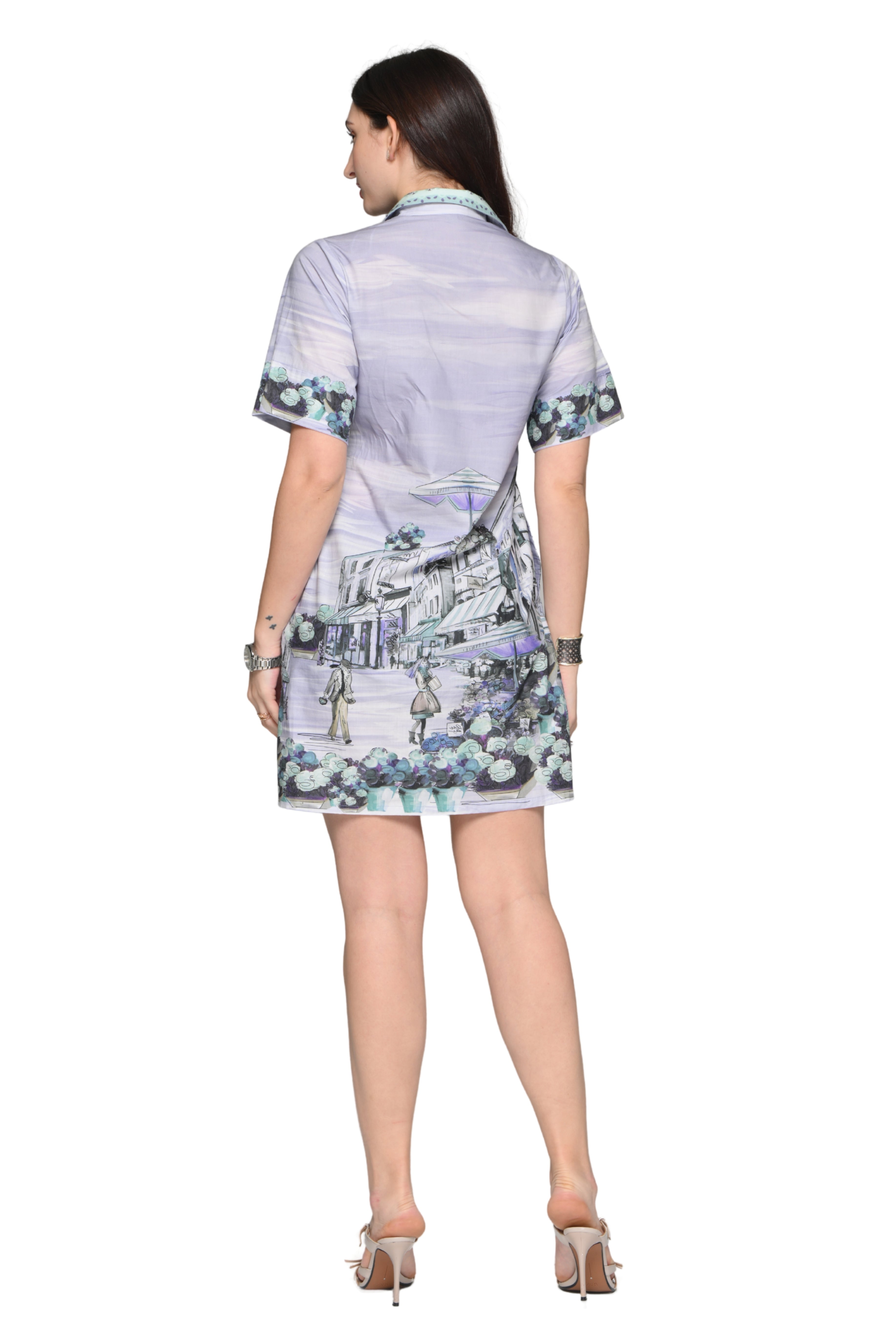 Taroob Riviera Fruits Cotton Dress