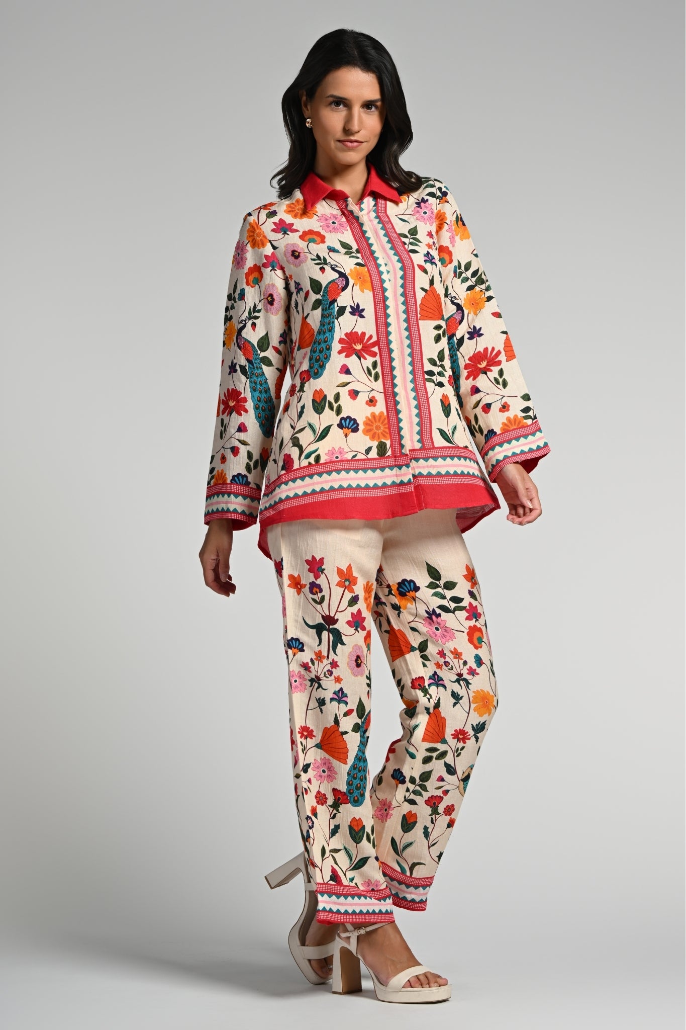 Taroob Bageecha Linen Co-ord Set