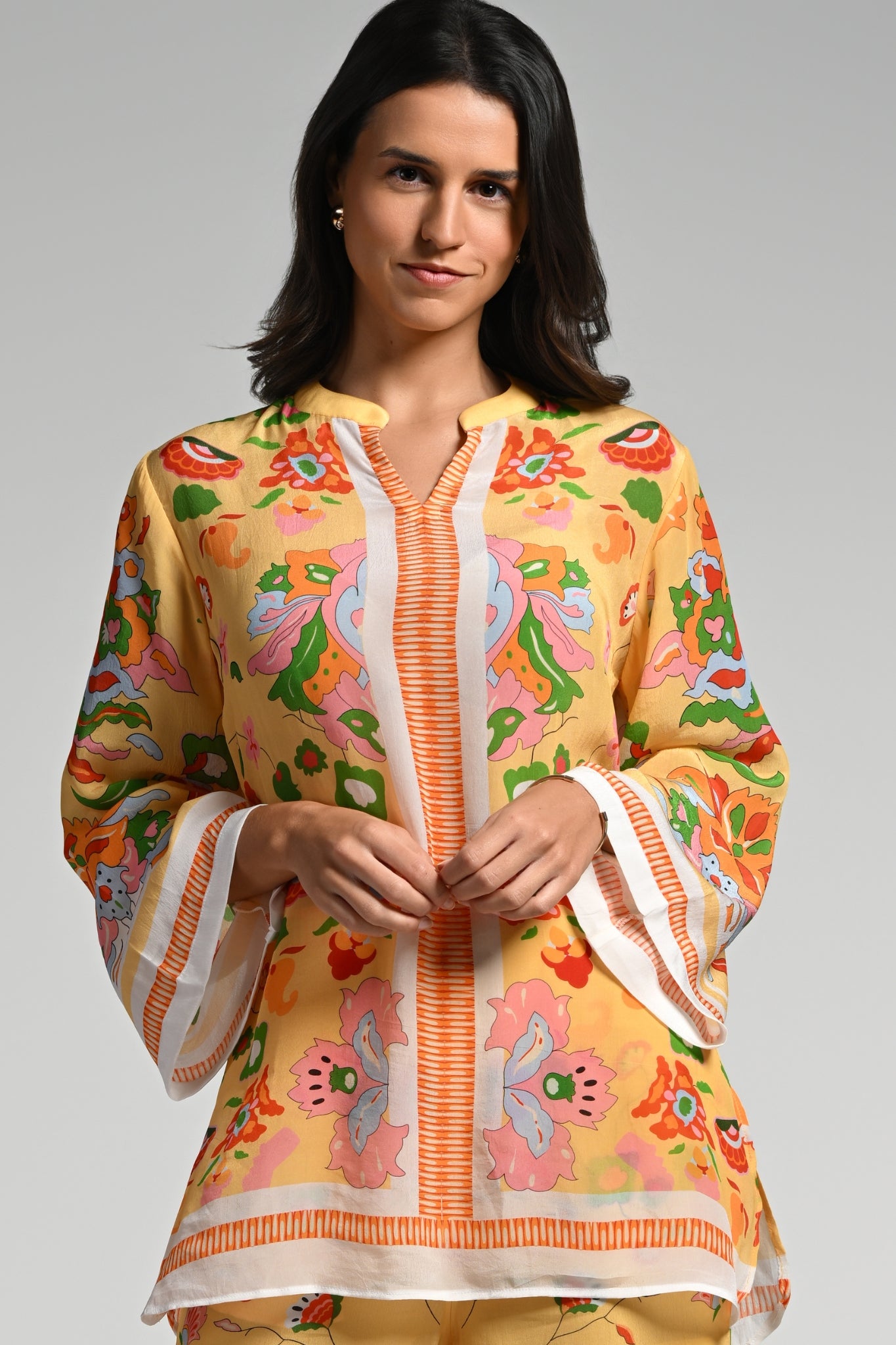 Taroob Floral Utopia Tunic Set